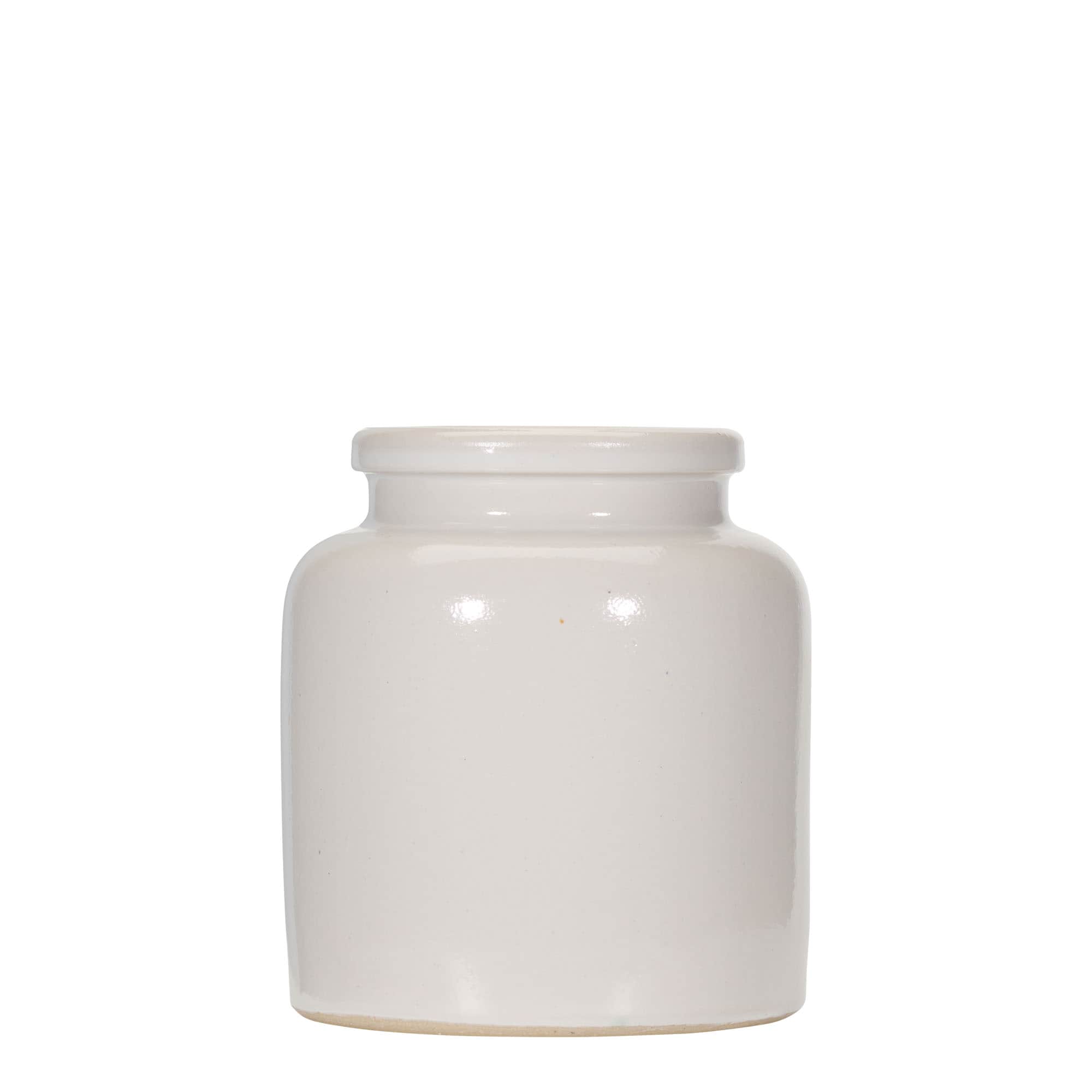 270 ml keraaminen ruukku, keramiikka, valk., suu: Irtokansi 270 ml keraaminen ruukku, keramiikka, valk., suu: Irtokansi