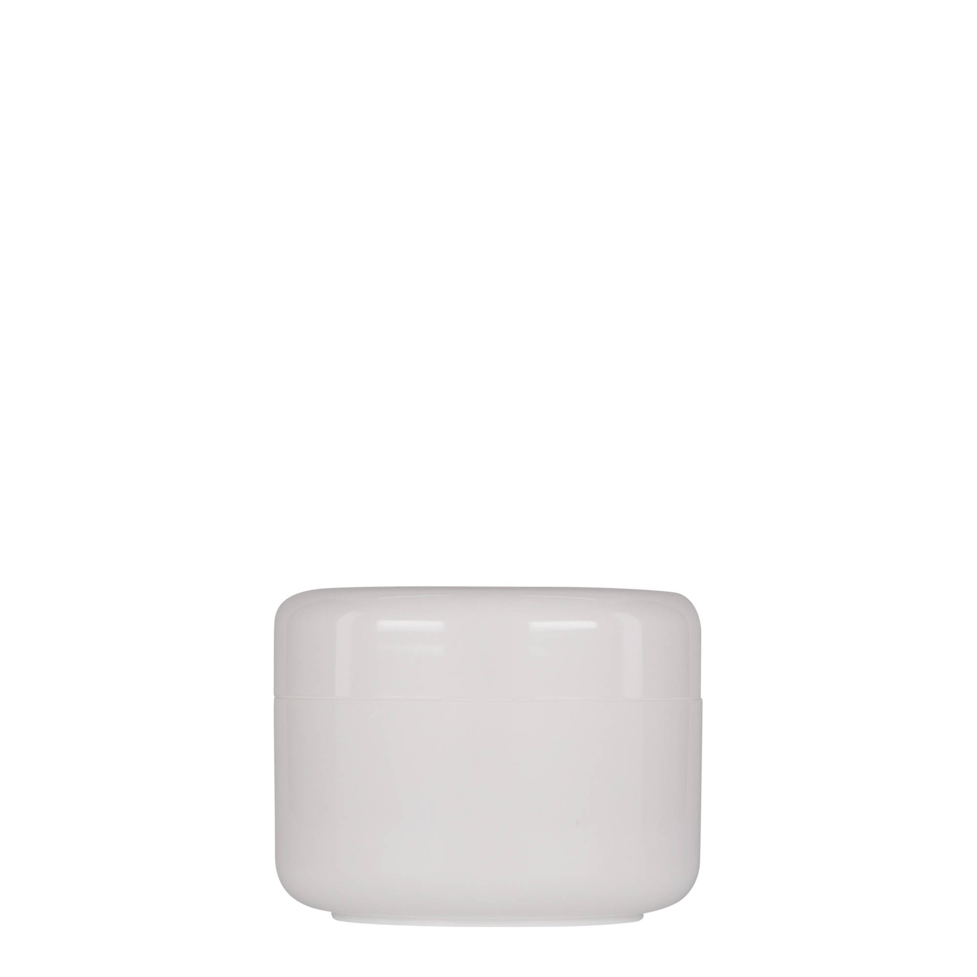 100 ml muovipurkki 'Bianca', PP, valkoinen, suu: ruuvikorkki 100 ml muovipurkki 'Bianca', PP, valkoinen, suu: ruuvikorkki