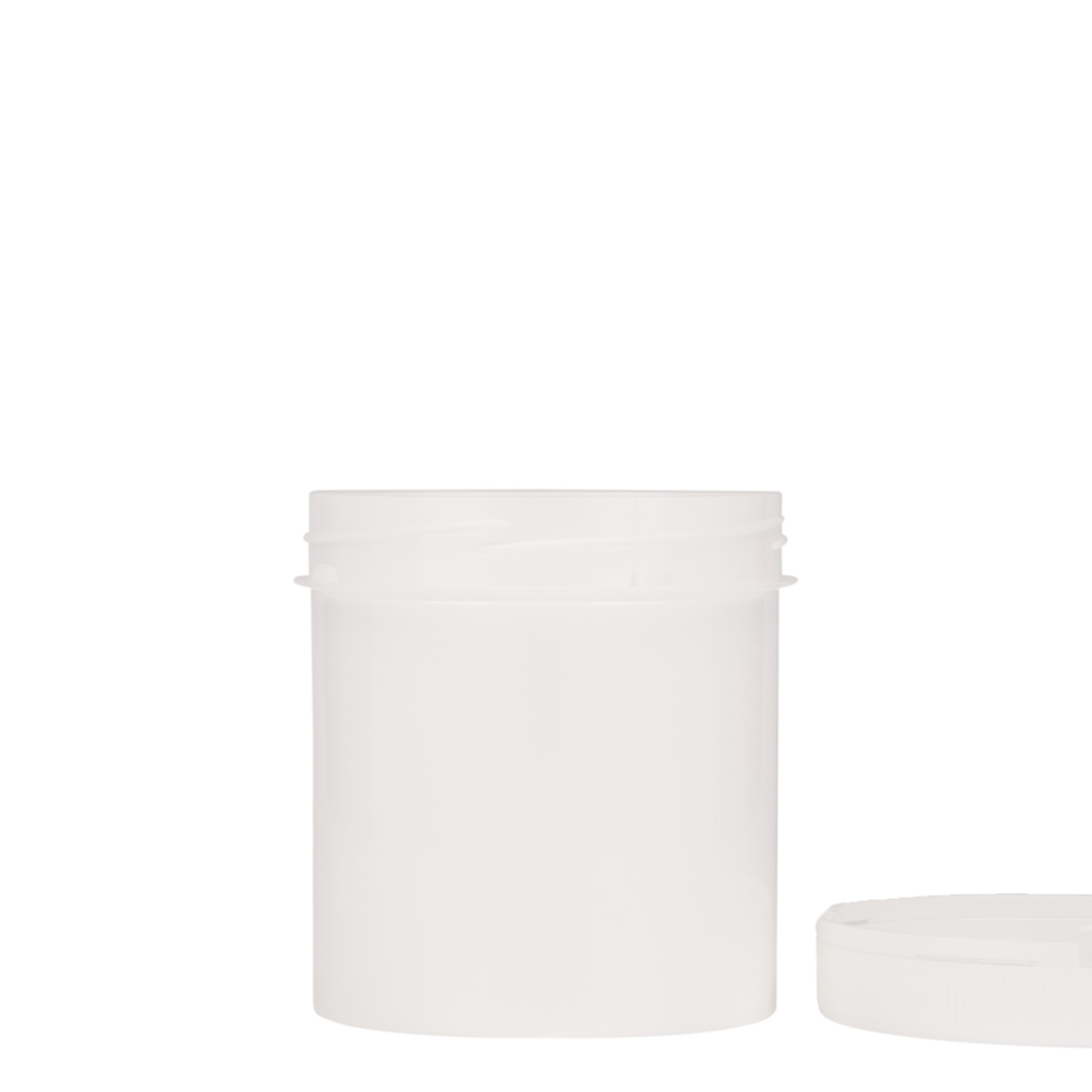 250 ml muovipurkki 'Securilock', PP, valkoinen, suuaukko: ruuvikorkki 250 ml muovipurkki 'Securilock', PP, valkoinen, suuaukko: ruuvikorkki