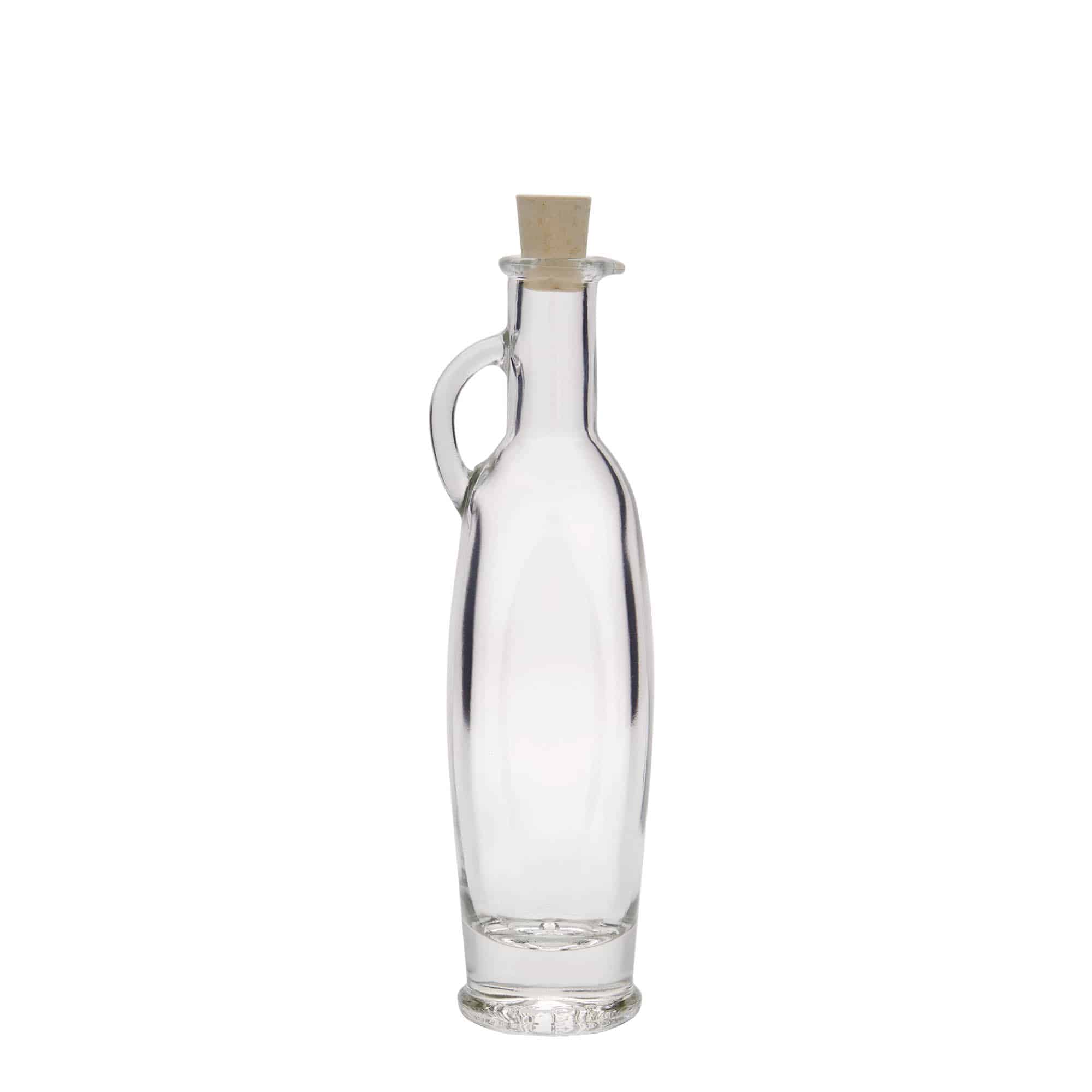 100 ml lasipullo 'Eleganta', soikea, suuaukko: korkki