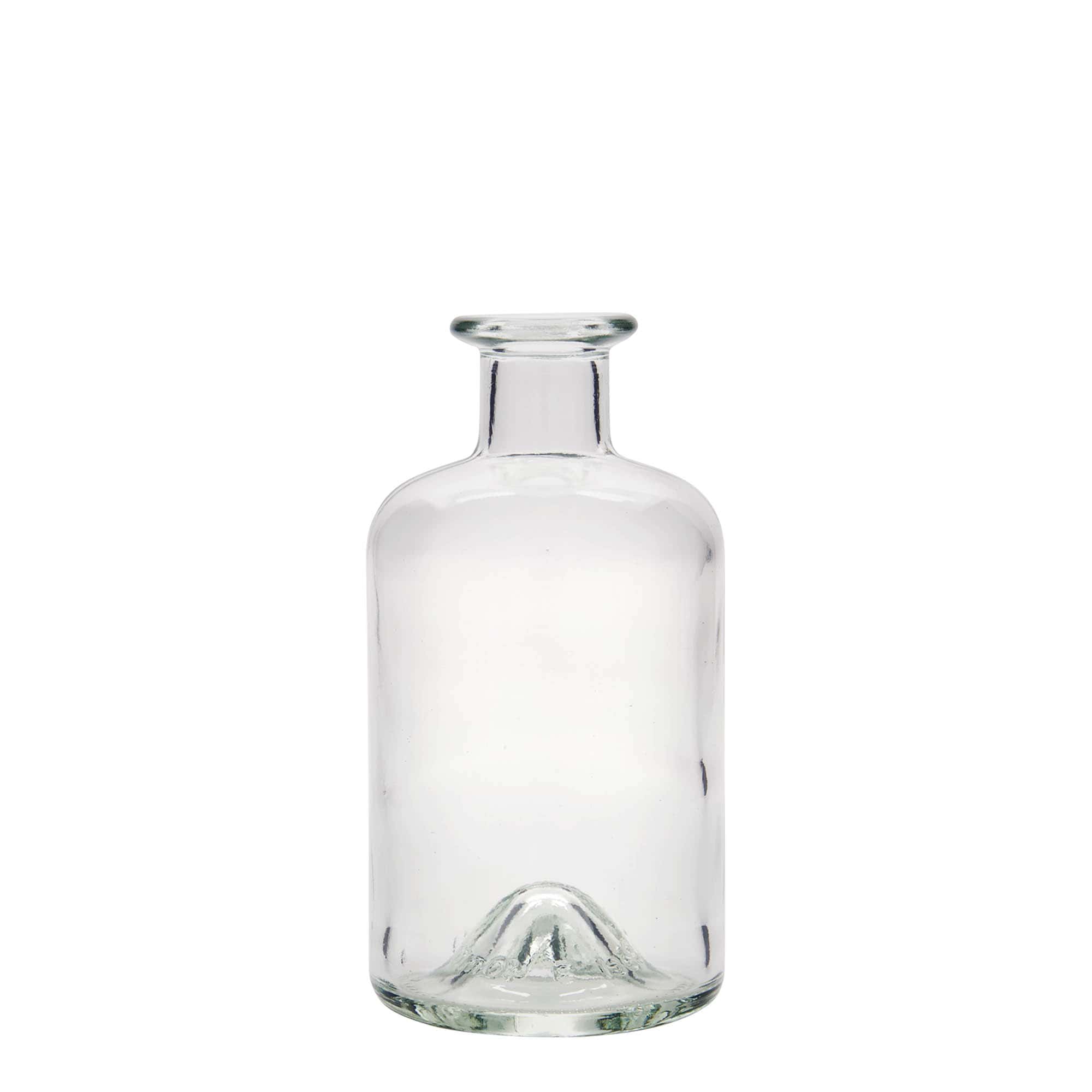 350 ml lasipullo apteekkarille, suuaukko: korkki