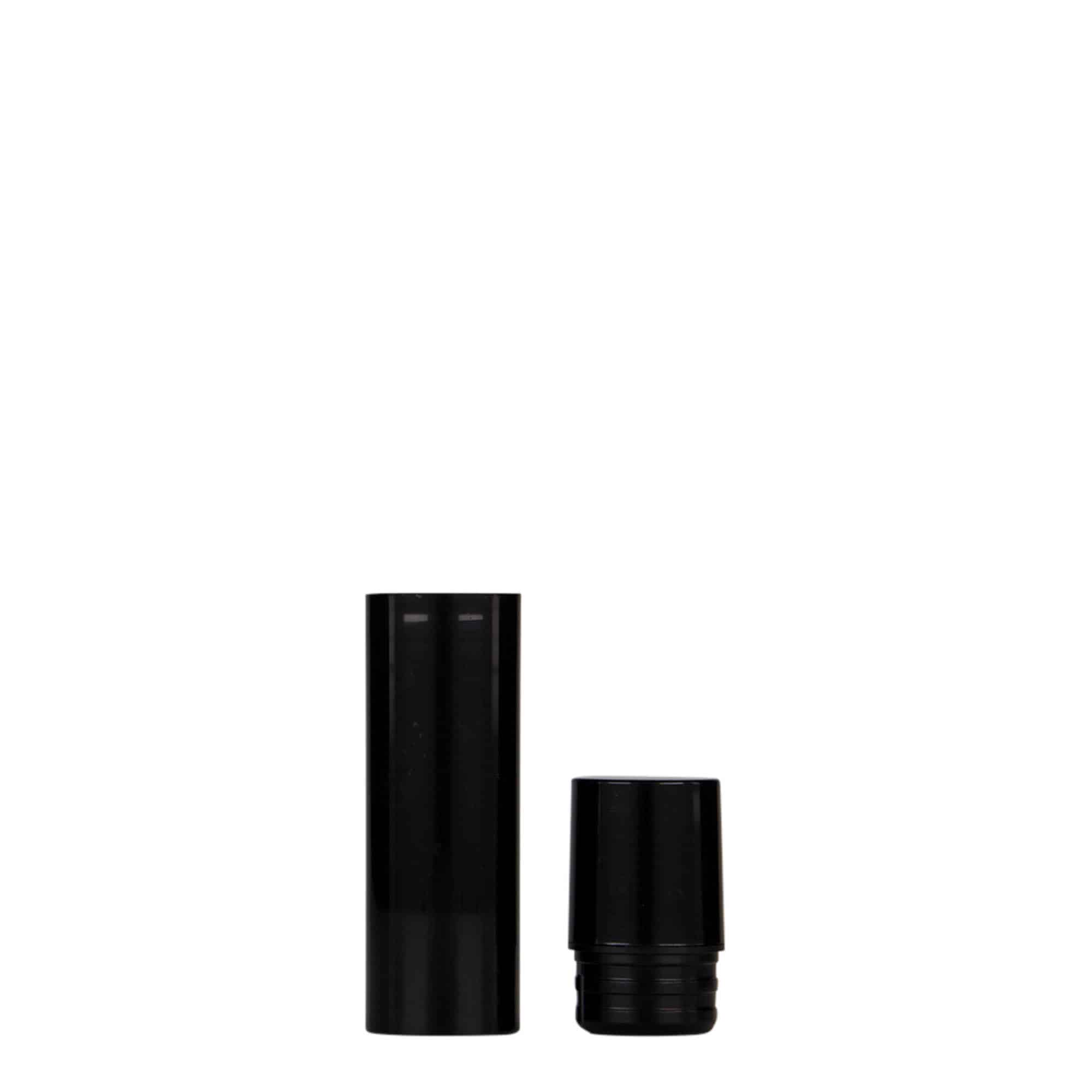 10 ml Airless-annostelija 'Nano', PP-muovi, musta
