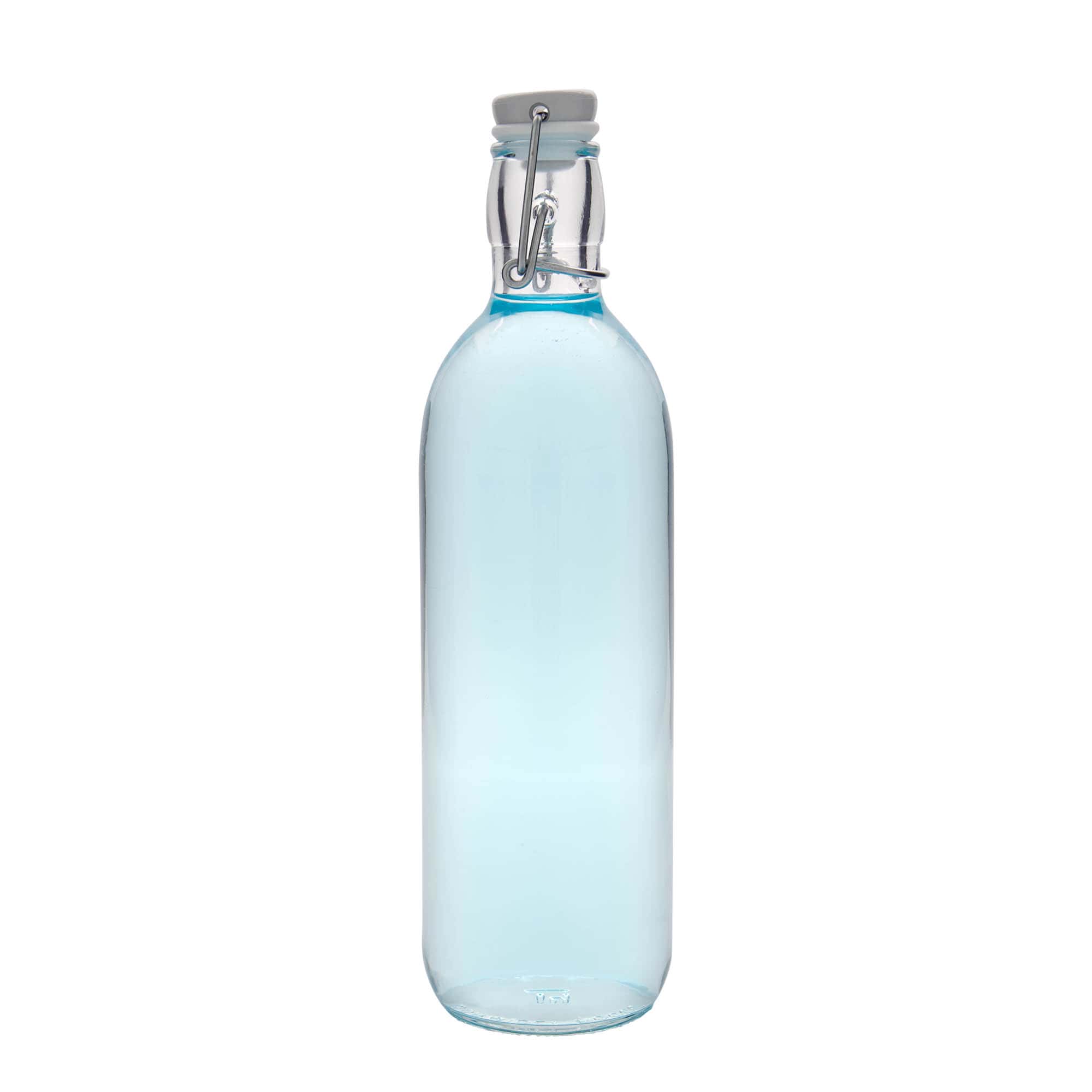 1 000 ml lasipullo 'Emilia', suuaukko: saranakorkki