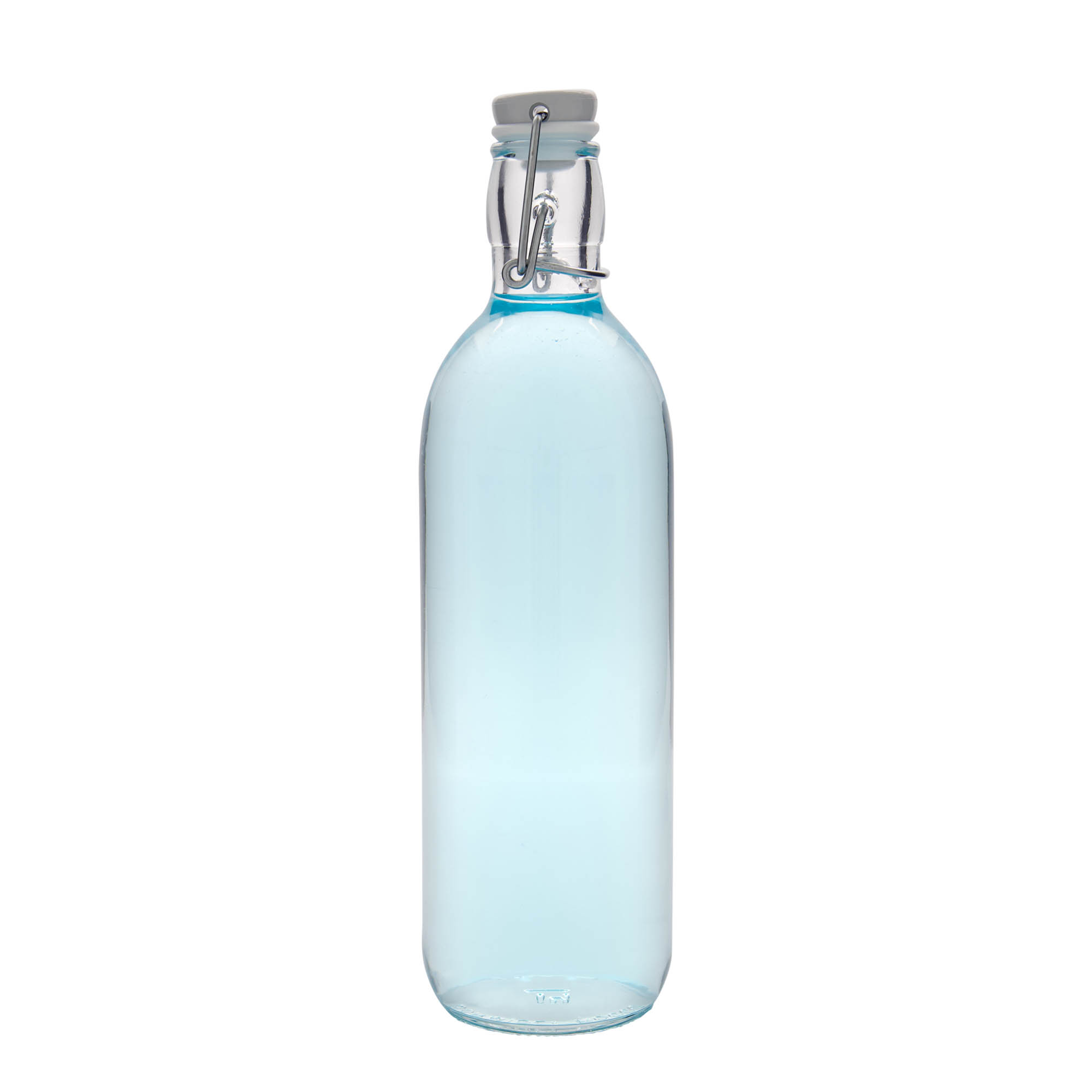 1 000 ml lasipullo 'Emilia', suuaukko: saranakorkki 1 000 ml lasipullo 'Emilia', suuaukko: saranakorkki
