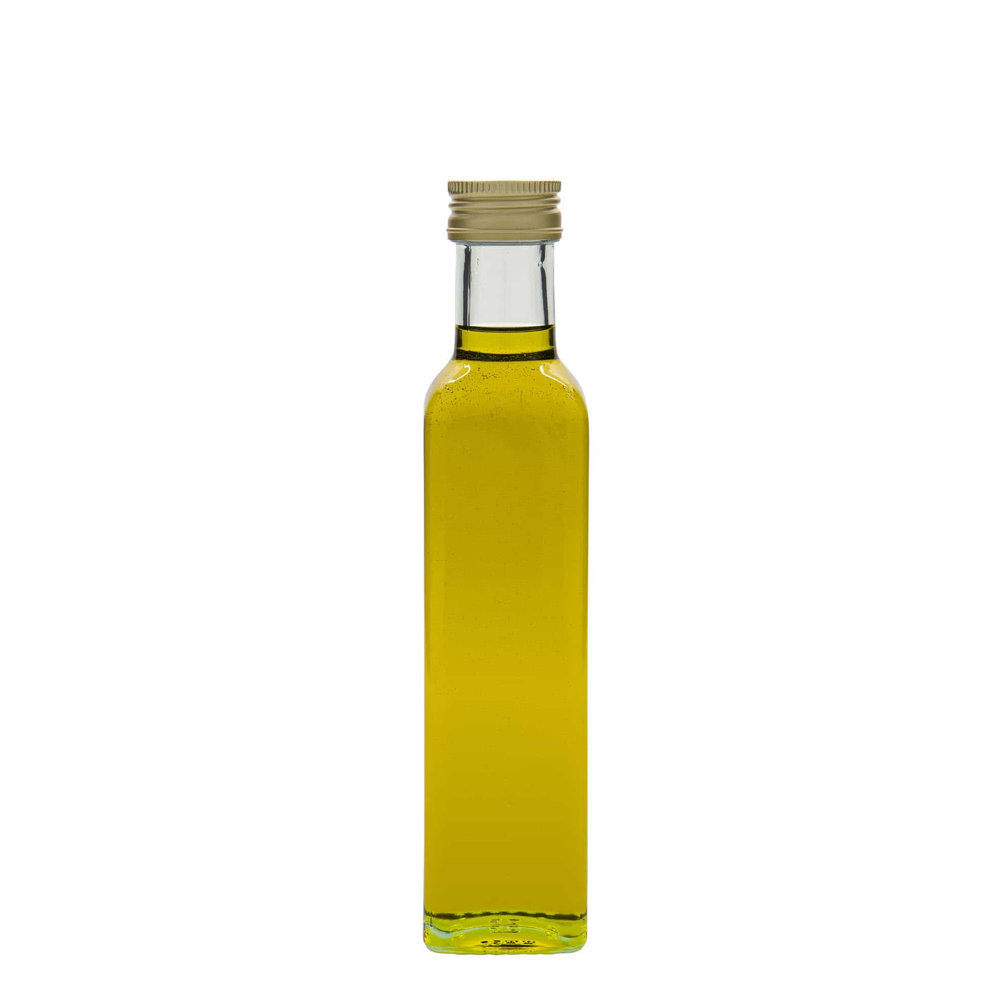 250 ml lasipullo 'Marasca', neliömäinen, suuaukko: PP 31,5