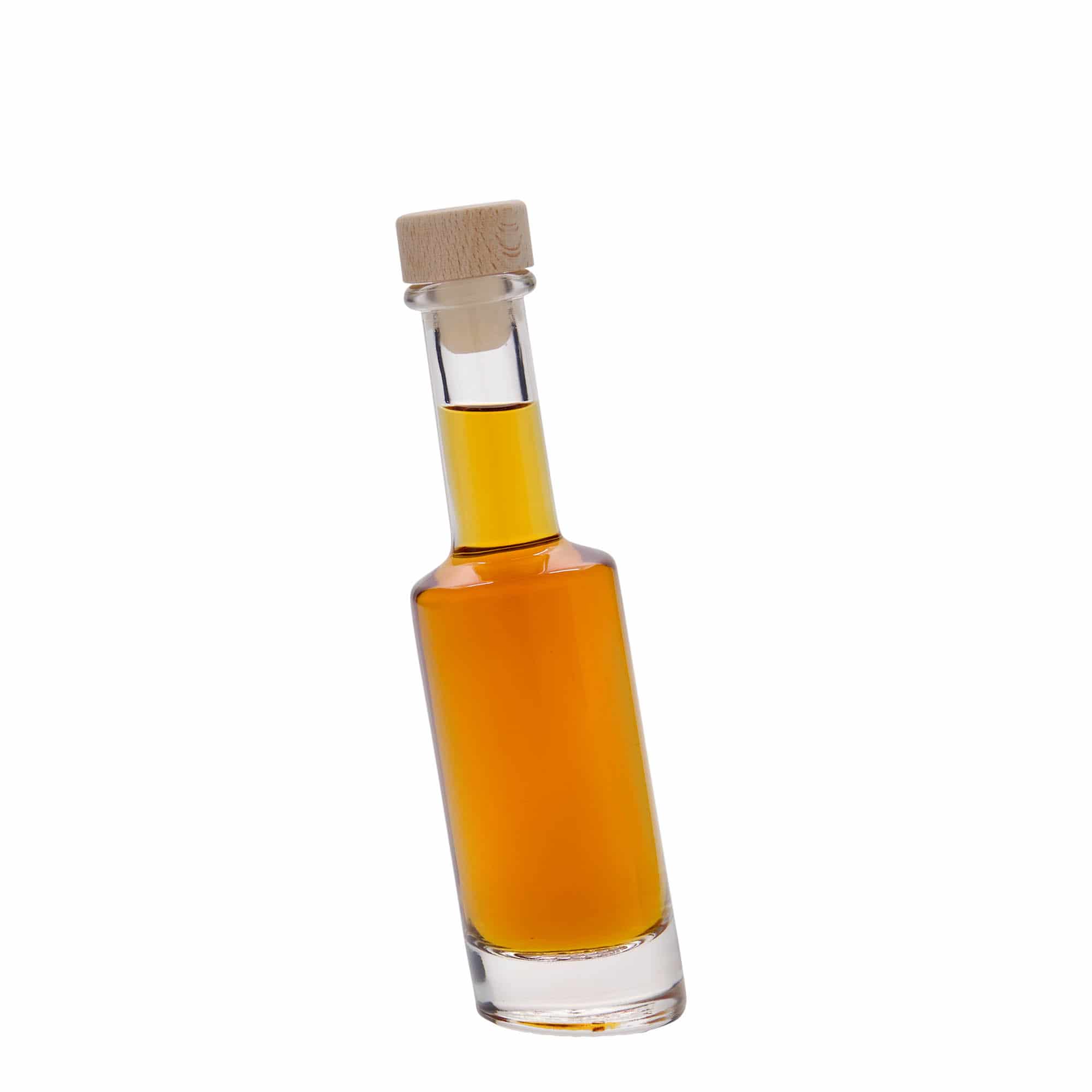 100 ml lasipullo 'Bounty', suu: korkki