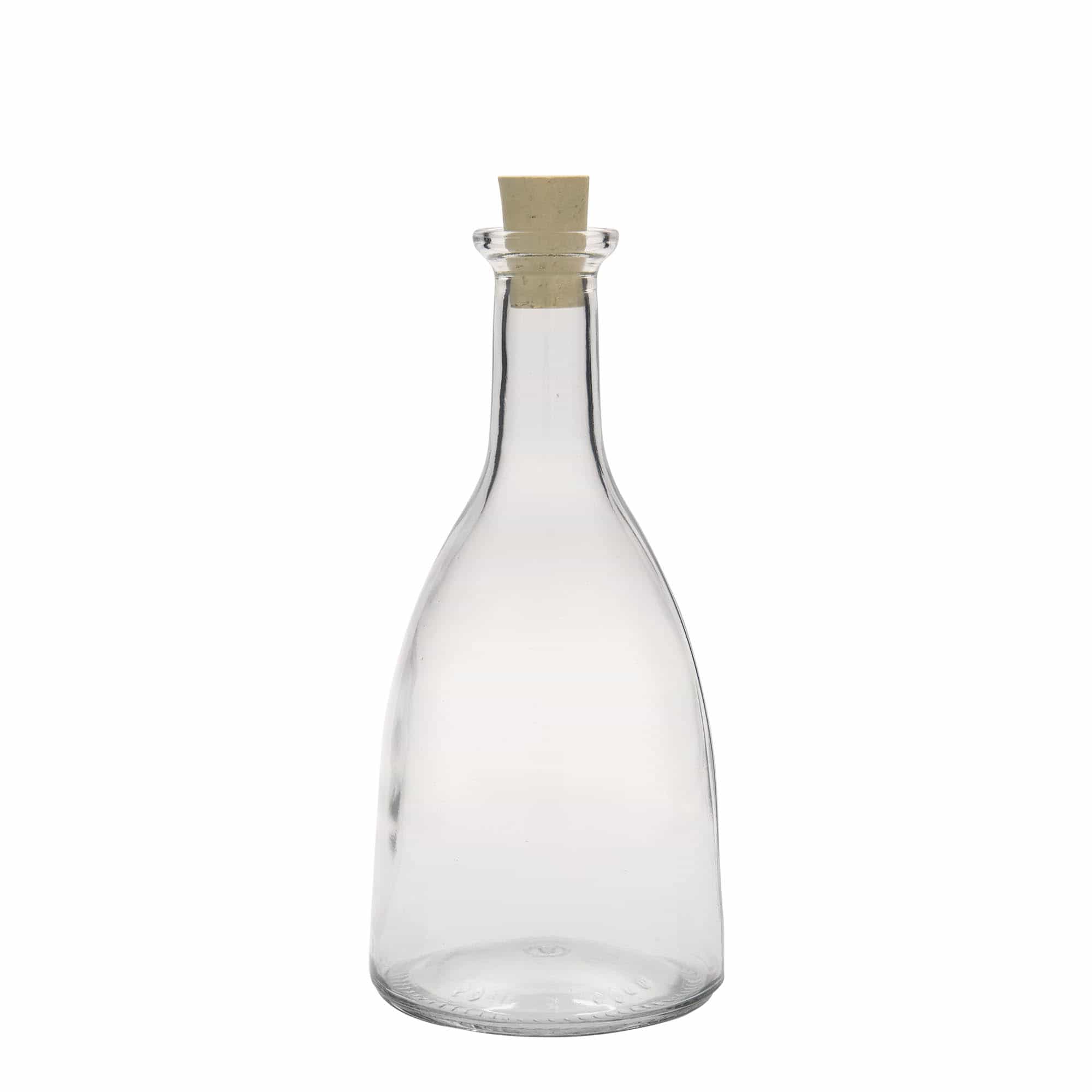 500 ml lasipullo 'Viola', suu: korkki