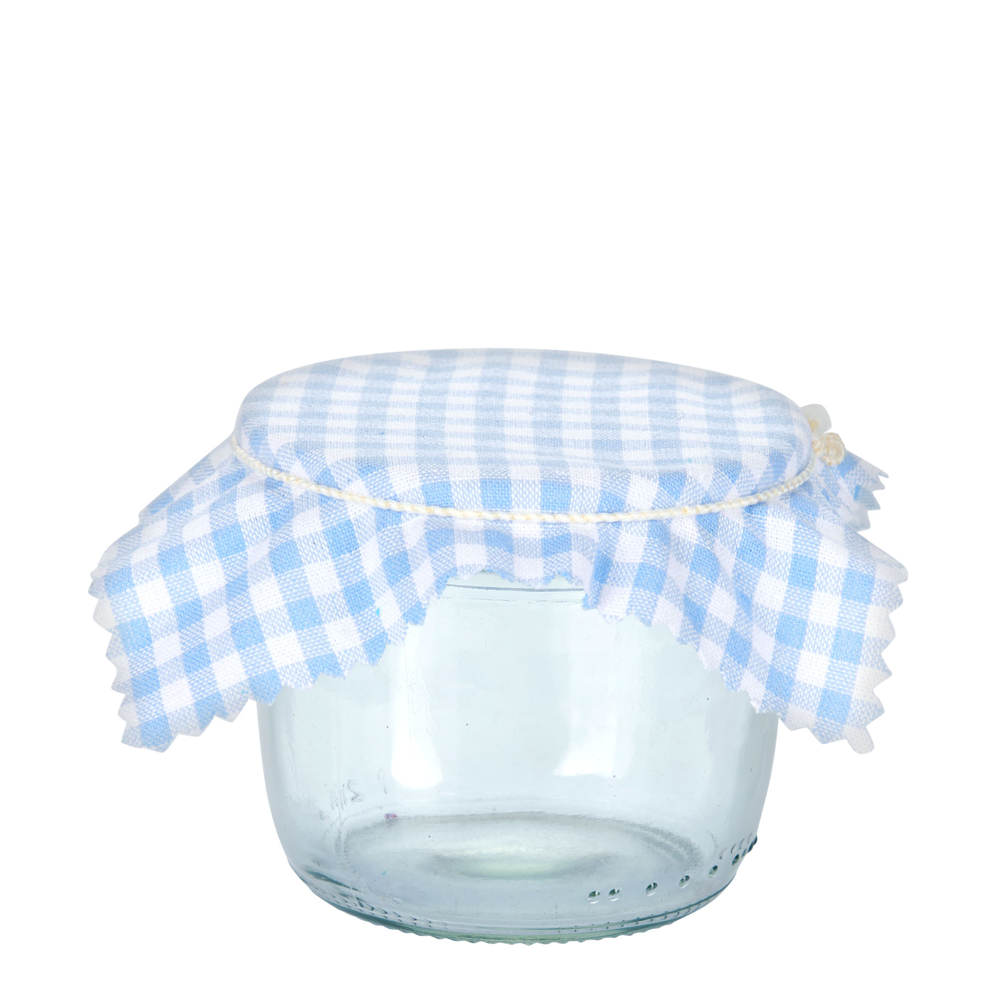 Neliönmuotoinen ruudullinen kangasliina 12x12, tekstiili, vaaleansininen, suuaukko: TO38-TO53 Neliönmuotoinen ruudullinen kangasliina 12x12, tekstiili, vaaleansininen, suuaukko: TO38-TO53