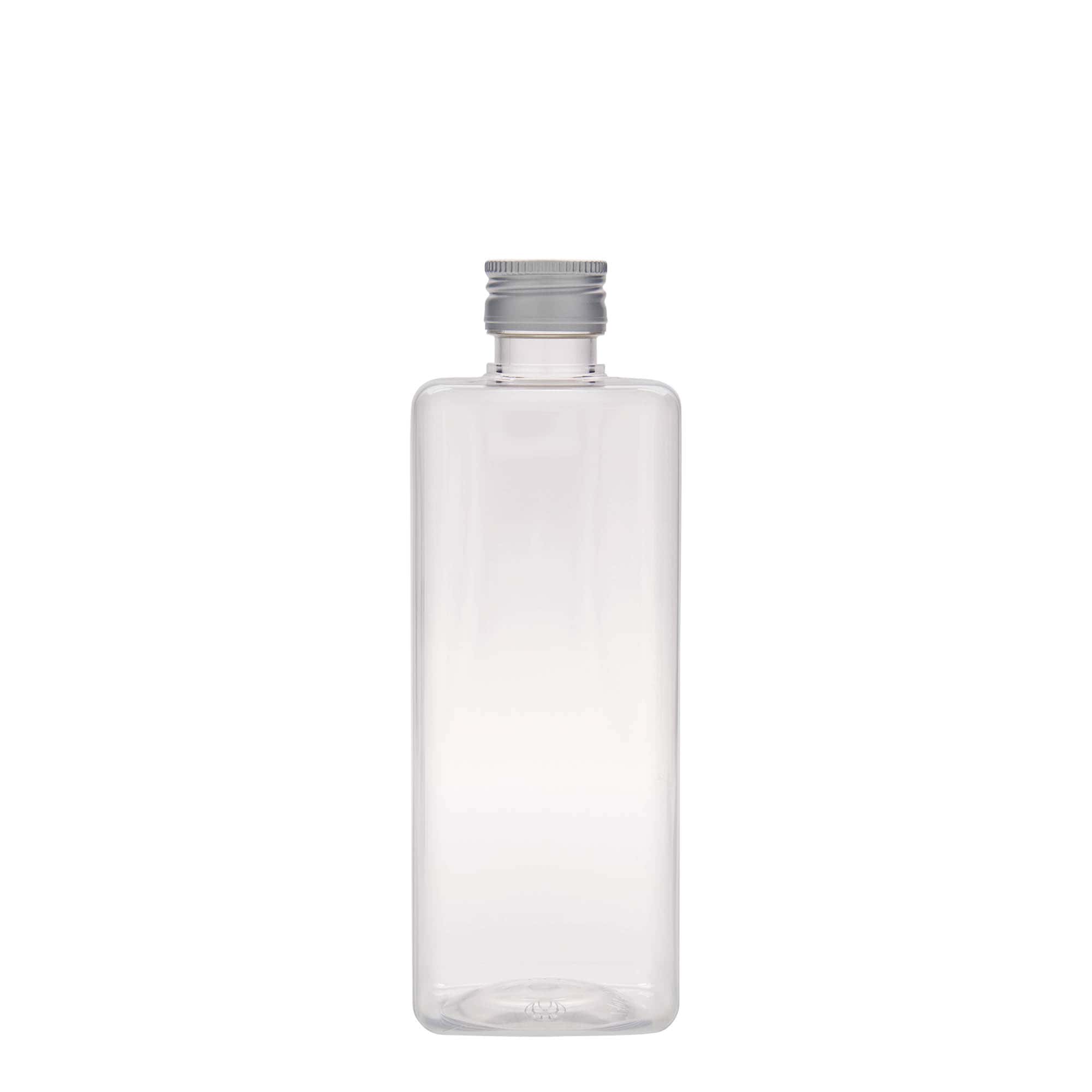 500 ml PET-pullo 'Karl', neliömäinen, muovia, suuaukko: PP 28 500 ml PET-pullo 'Karl', neliömäinen, muovia, suuaukko: PP 28