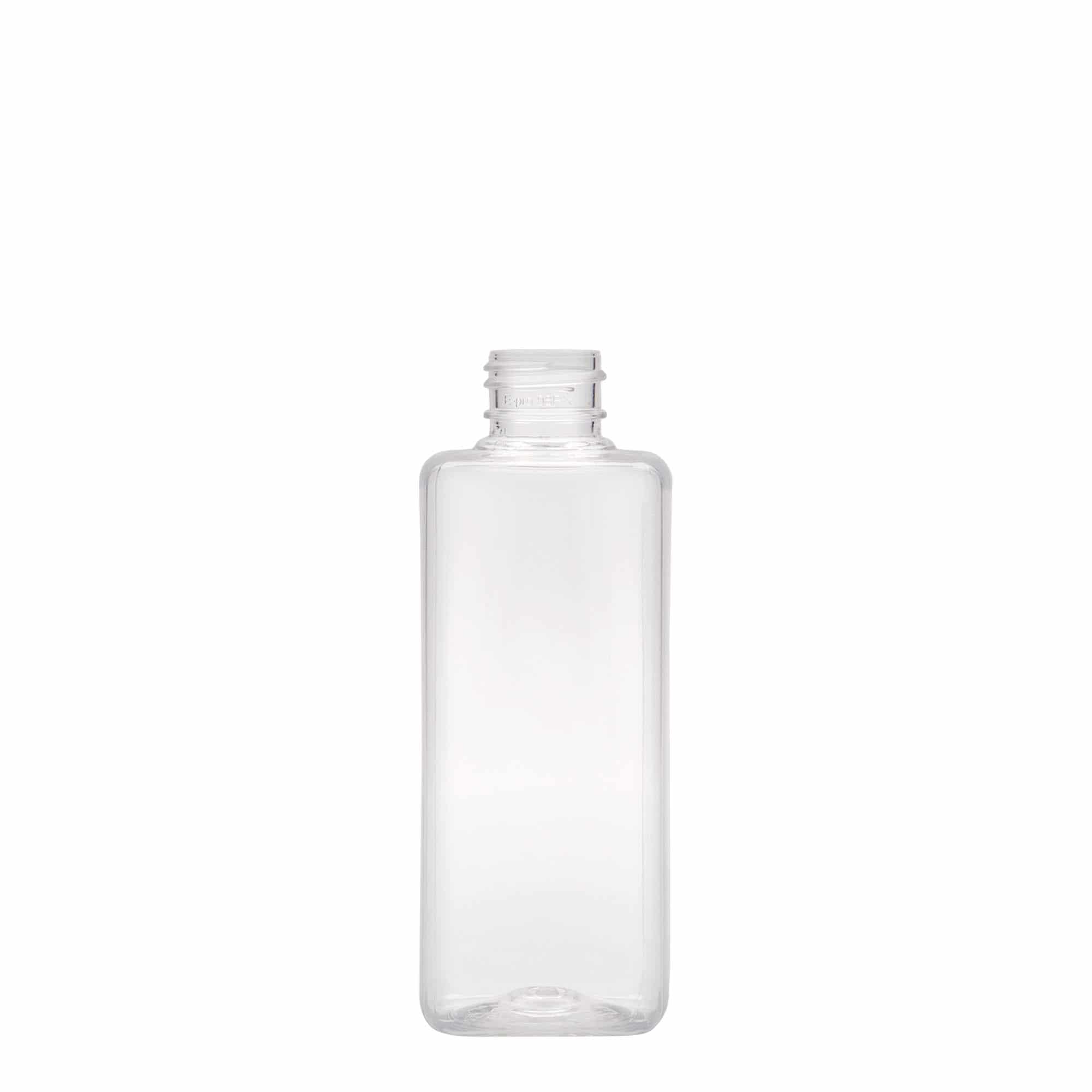 200 ml PET-pullo 'Karl', neliö, muovi, suu: 24/410 200 ml PET-pullo 'Karl', neliö, muovi, suu: 24/410