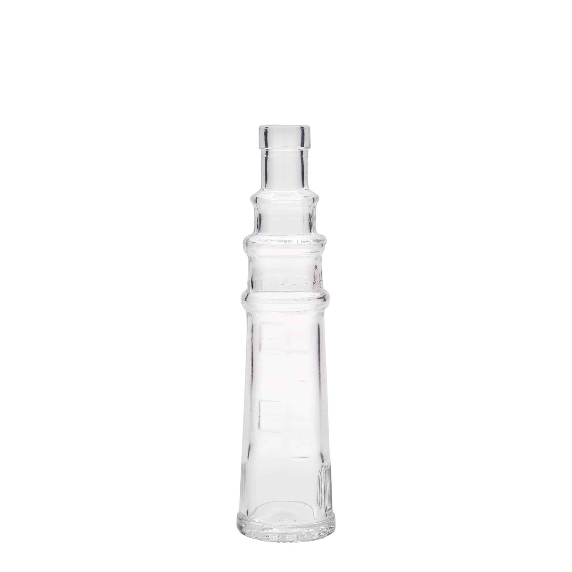 100 ml lasipullo 'Majakka', suuaukko: korkki