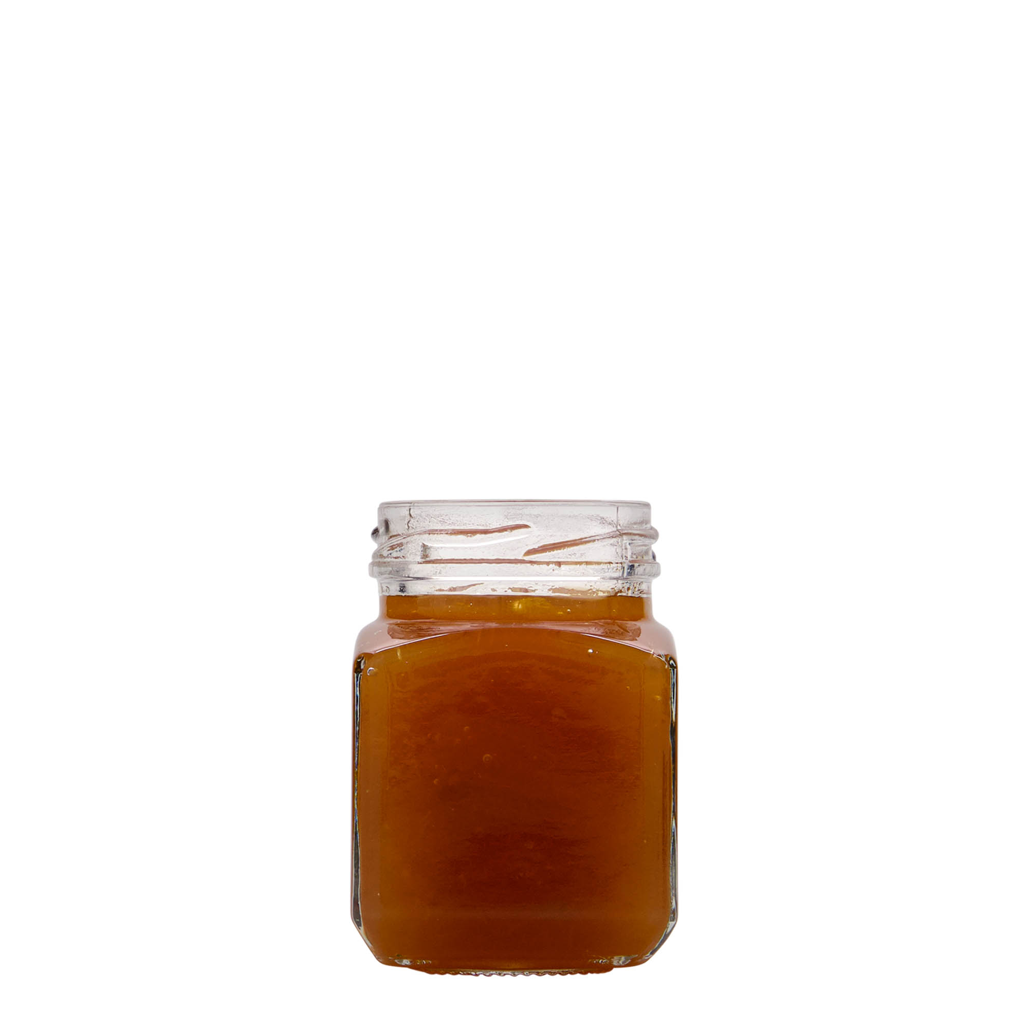 106 ml nelikulm. lasi, suu: Twist-Off (TO 48)