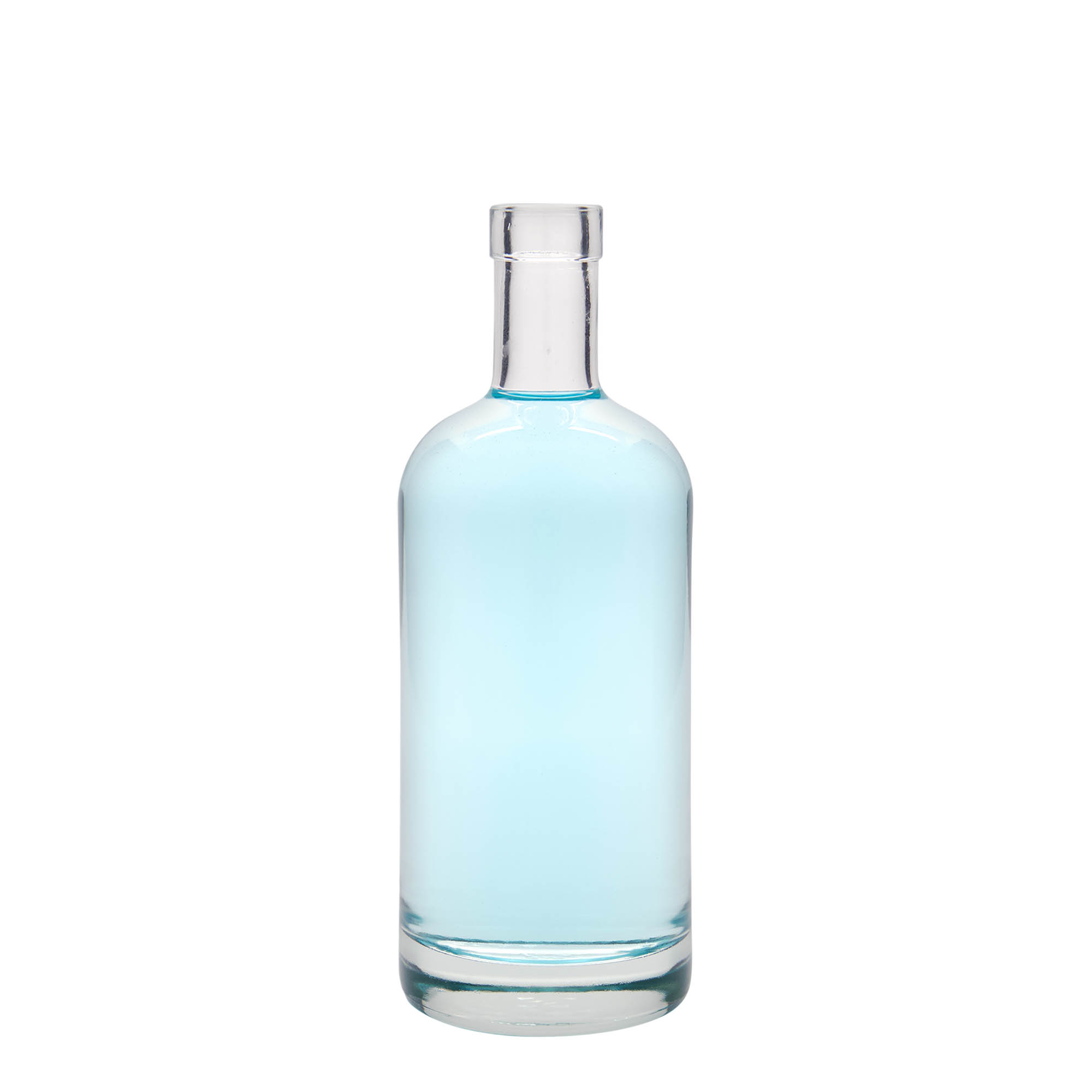 500 ml lasipullo 'Linea Uno', suu: korkki