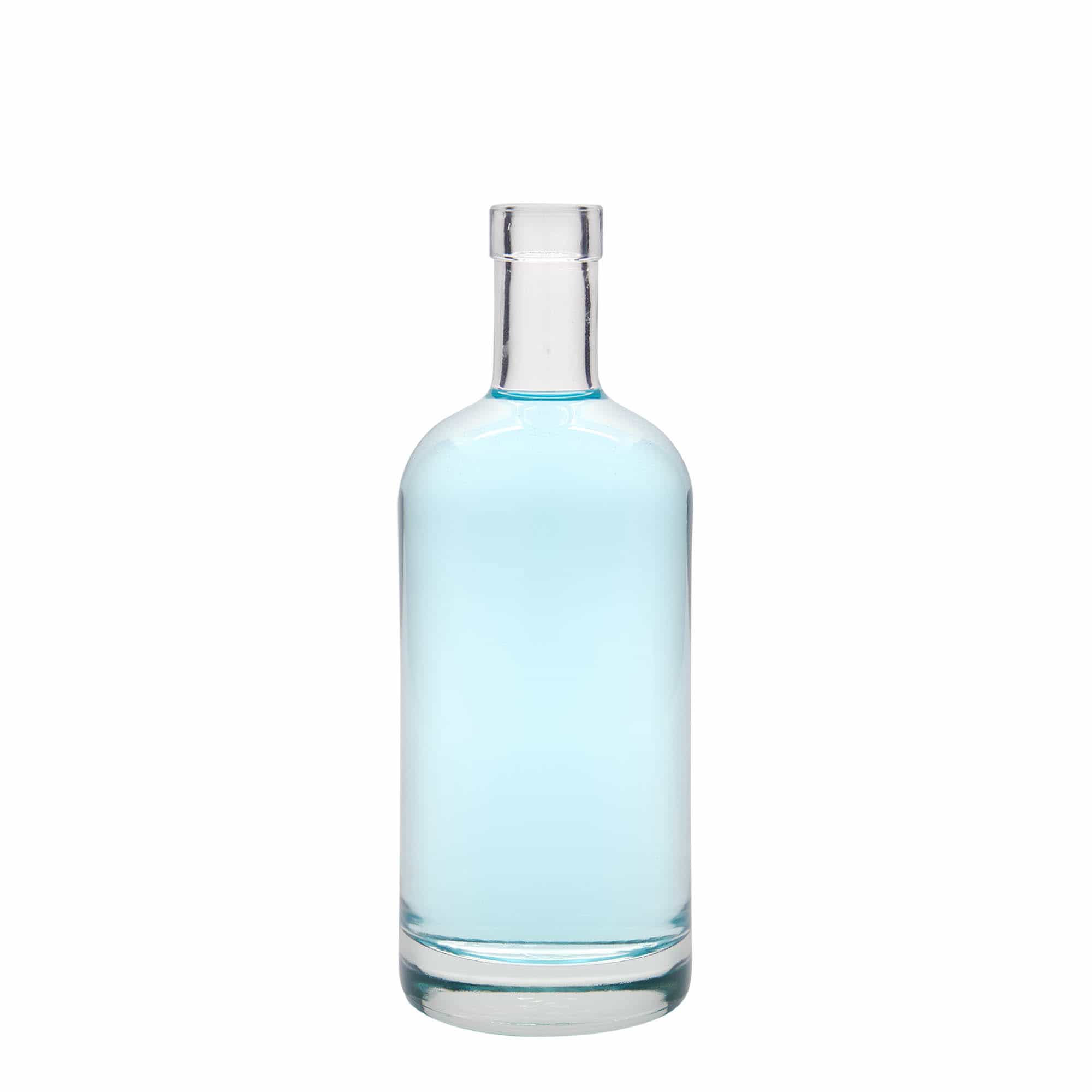 500 ml lasipullo 'Linea Uno', suu: korkki