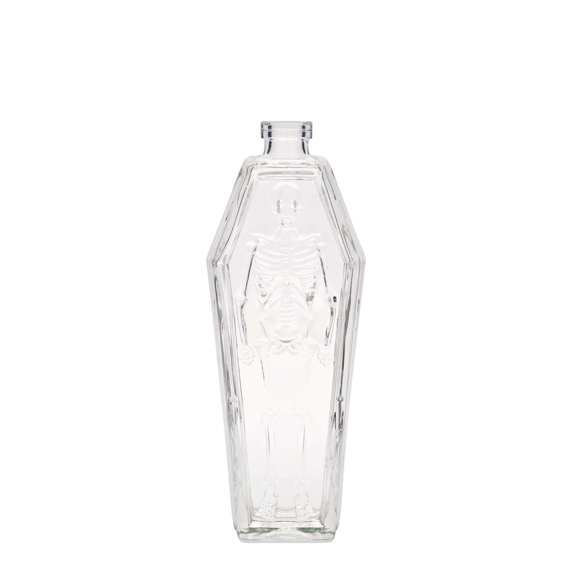 200 ml lasipullo 'arkku', suuaukko: korkki