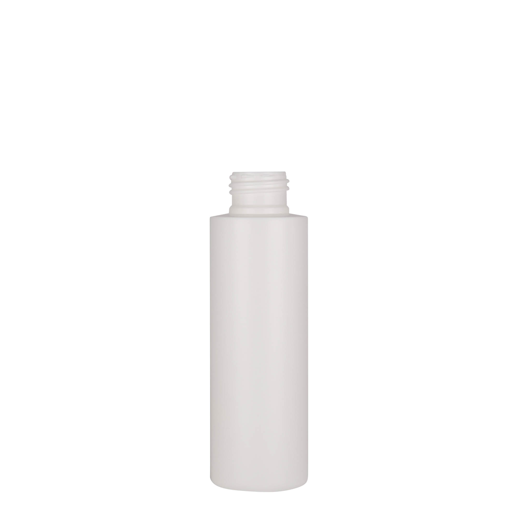 100 ml muovipullo 'Pipe', HDPE, valkoinen, suuaukko: 24/410
