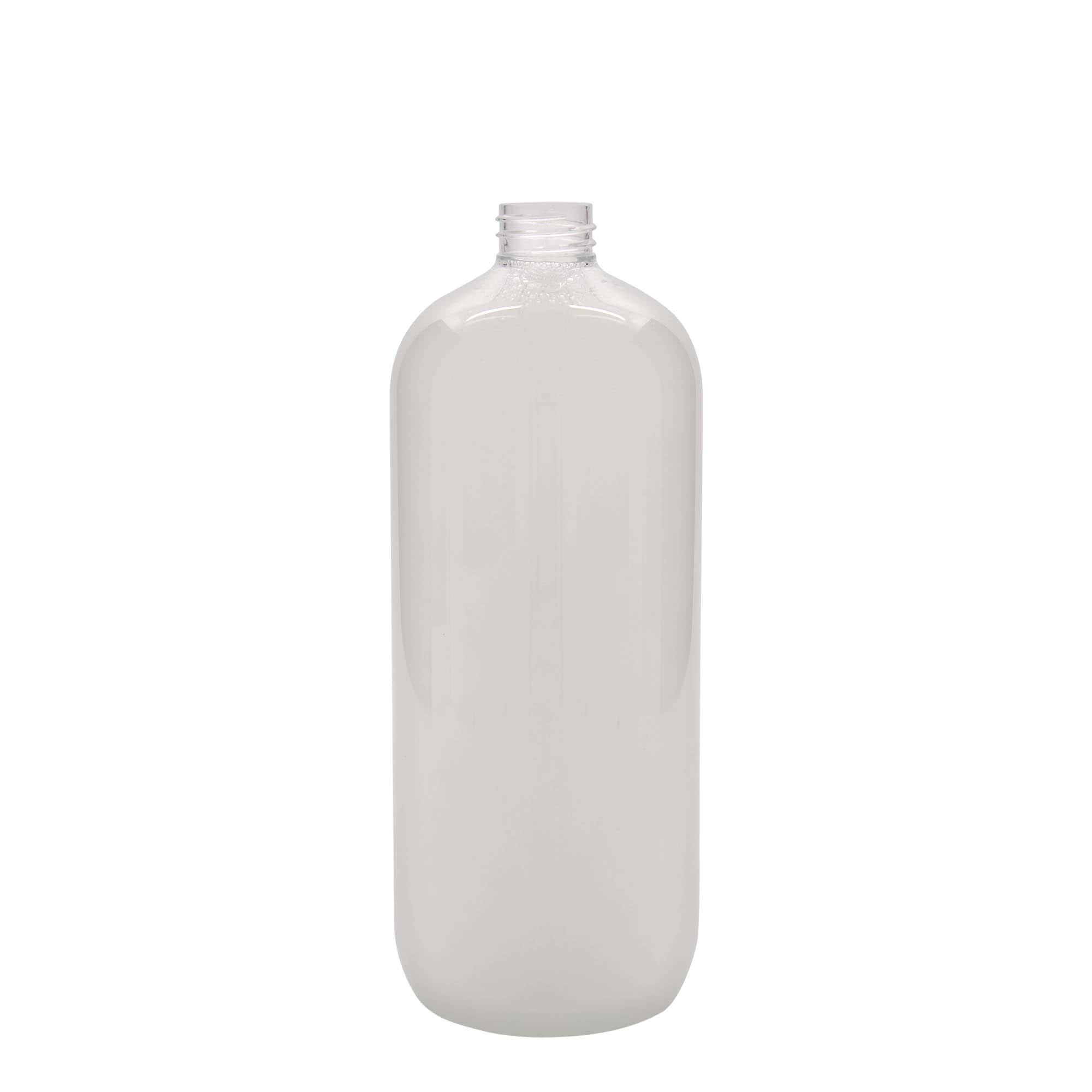 1000 ml PET-pullo 'Boston', muovi, suu: GPI 28/410