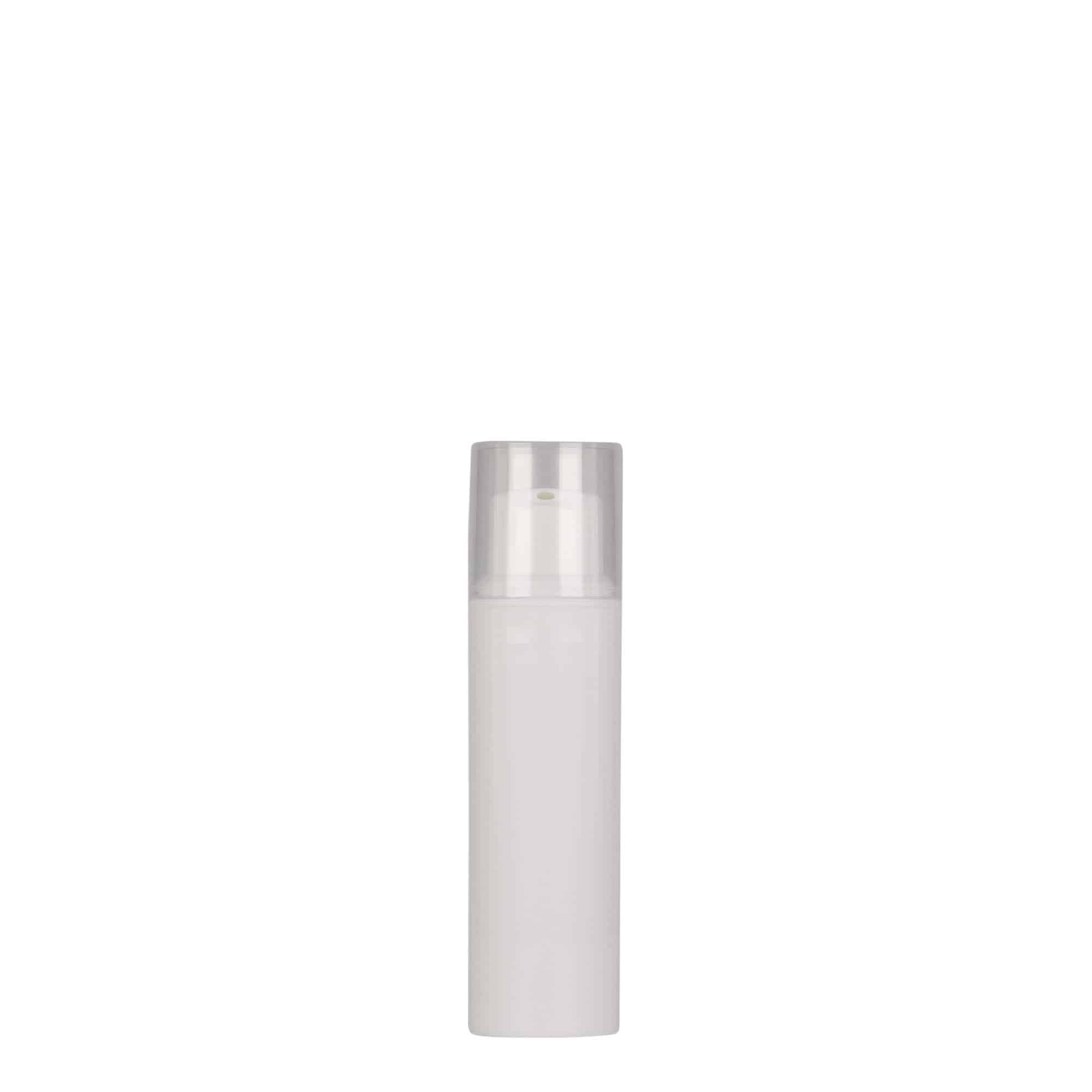 10 ml Airless-annostelija 'Nano', PP-muovi, valkoinen