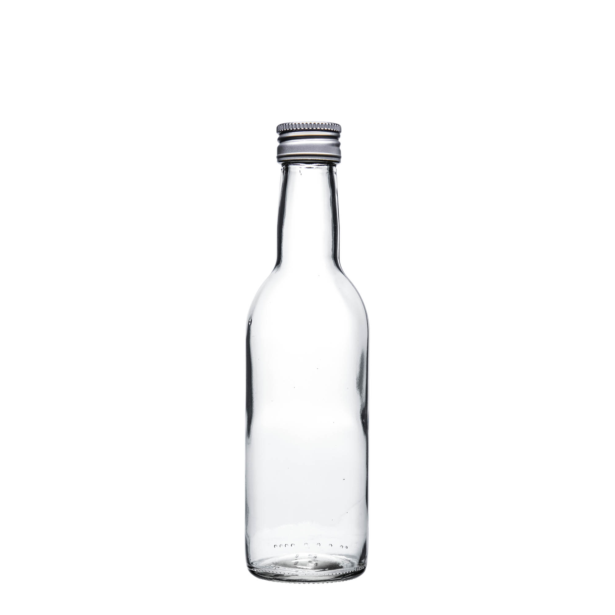 250 ml lasipullo 'Bordeaux', suuaukko: PP 28 250 ml lasipullo 'Bordeaux', suuaukko: PP 28