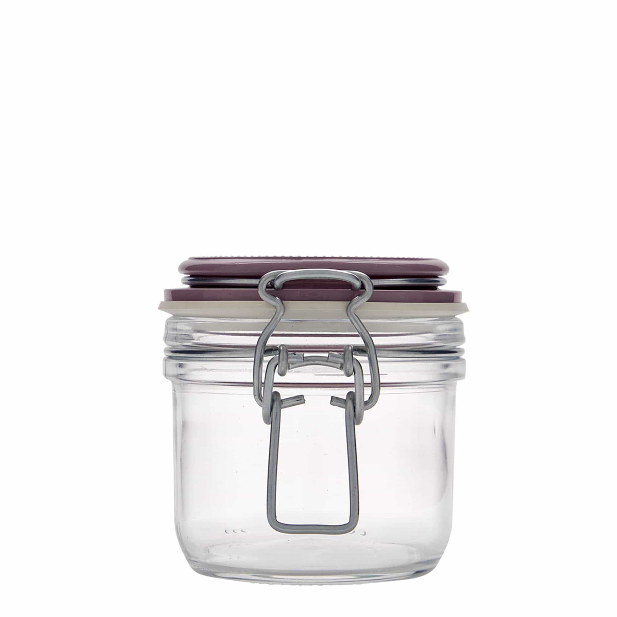 200 ml langallinen purkki ”Fido”, violetti, suuaukko: langallinen suljin