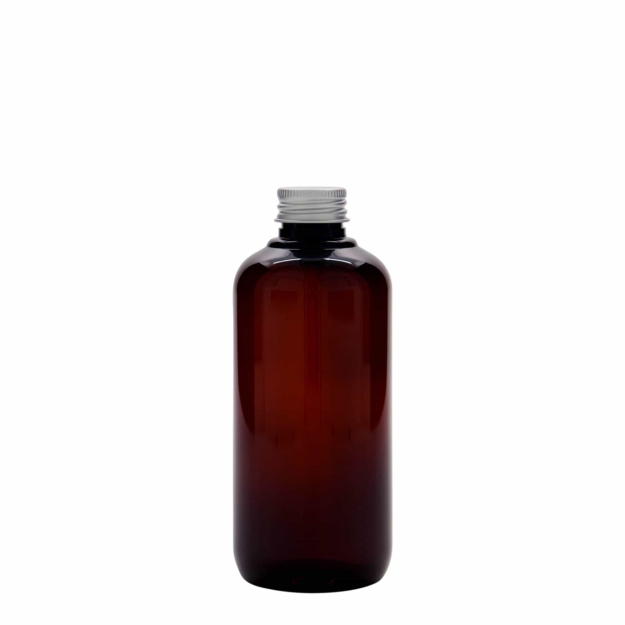 250 ml kierrätetty muovipullo 'Victor's Best', PCR, ruskea, suu: GPI 24/410