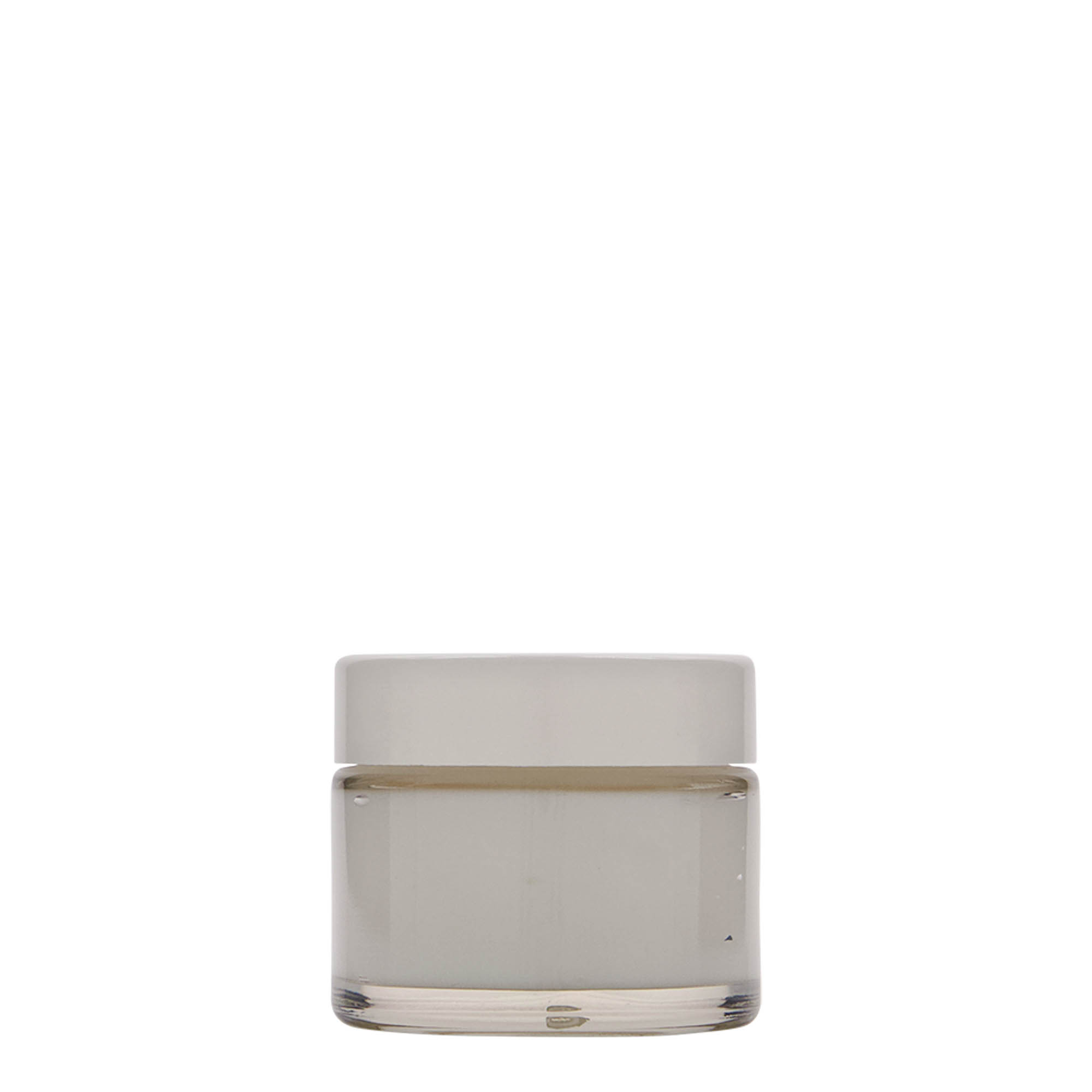 50 ml purkki 'Beauty', lasia, suuaukko: ruuvikorkki