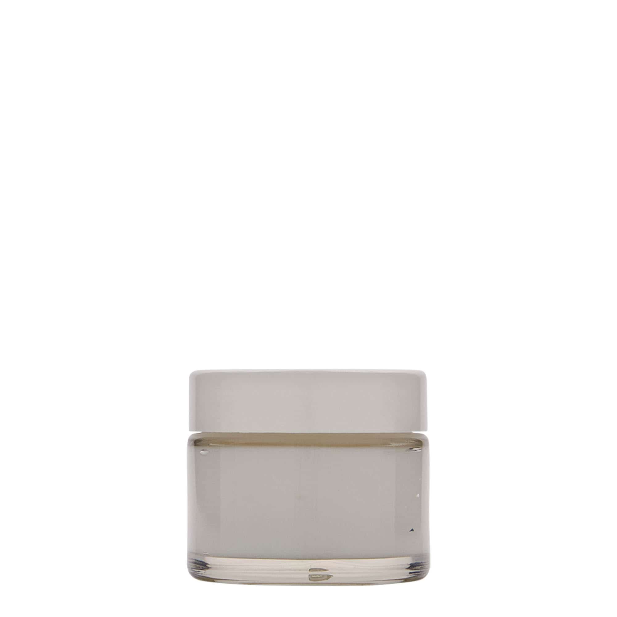 50 ml purkki ”Beauty”, lasia, suuaukko: ruuvikorkki