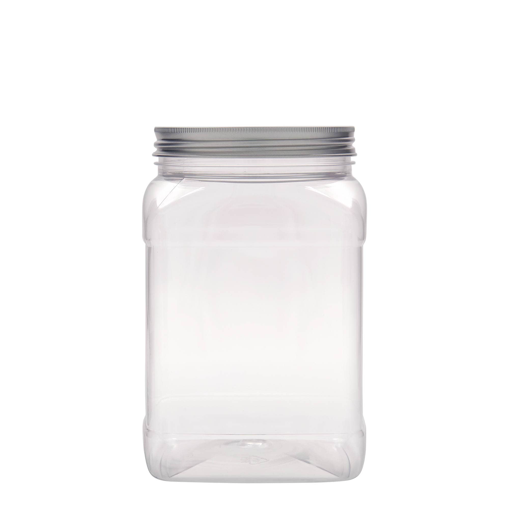 1500 ml PET-rasia 'Dana', neliö, muovi, suu: 100/400