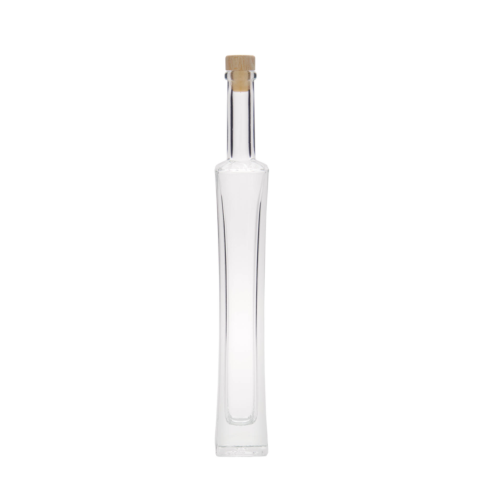 100 ml lasipullo 'Koko', nelikulmainen, suuaukko: korkki