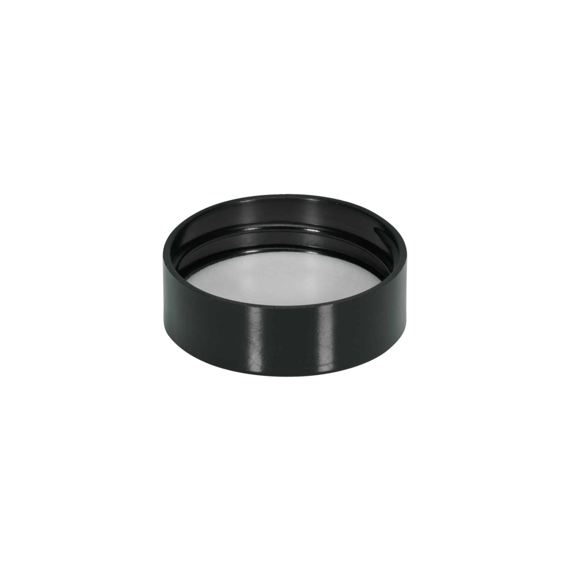 Ruuvikorkki 30 ml 'Brown Line', PP, valkoinen