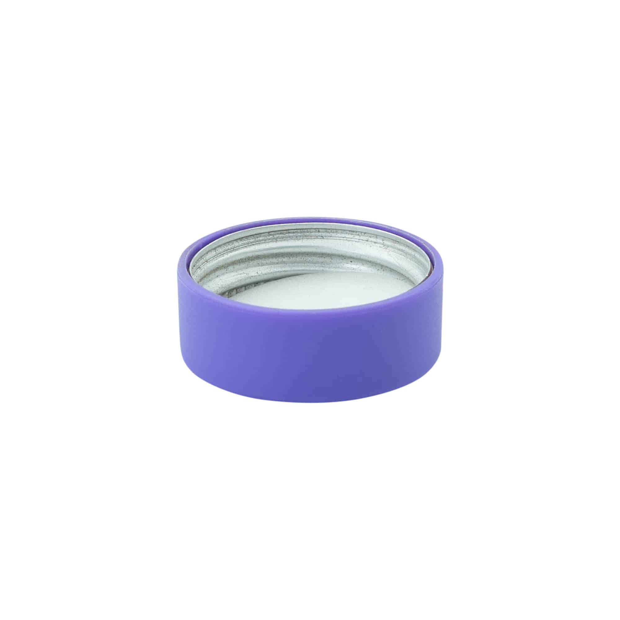 Kierrekorkki, ABS-muovi, violetti, suu: GPI 33/400