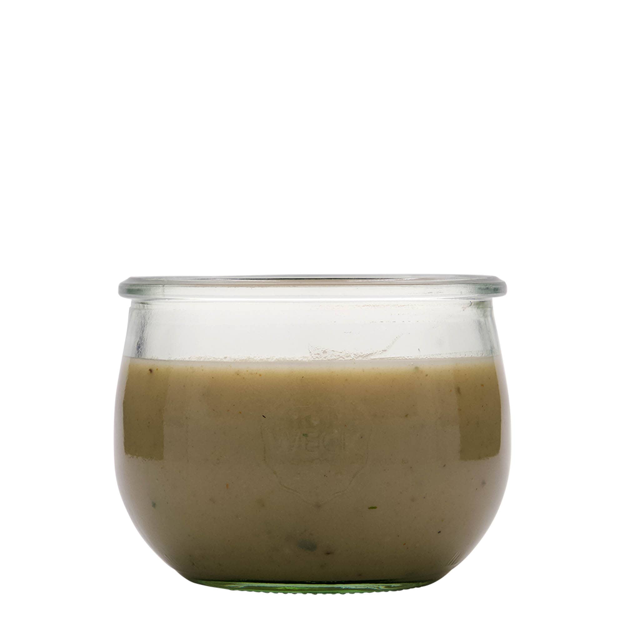 580 ml WECK-tulppulasi, suuaukko: pyöreä reuna