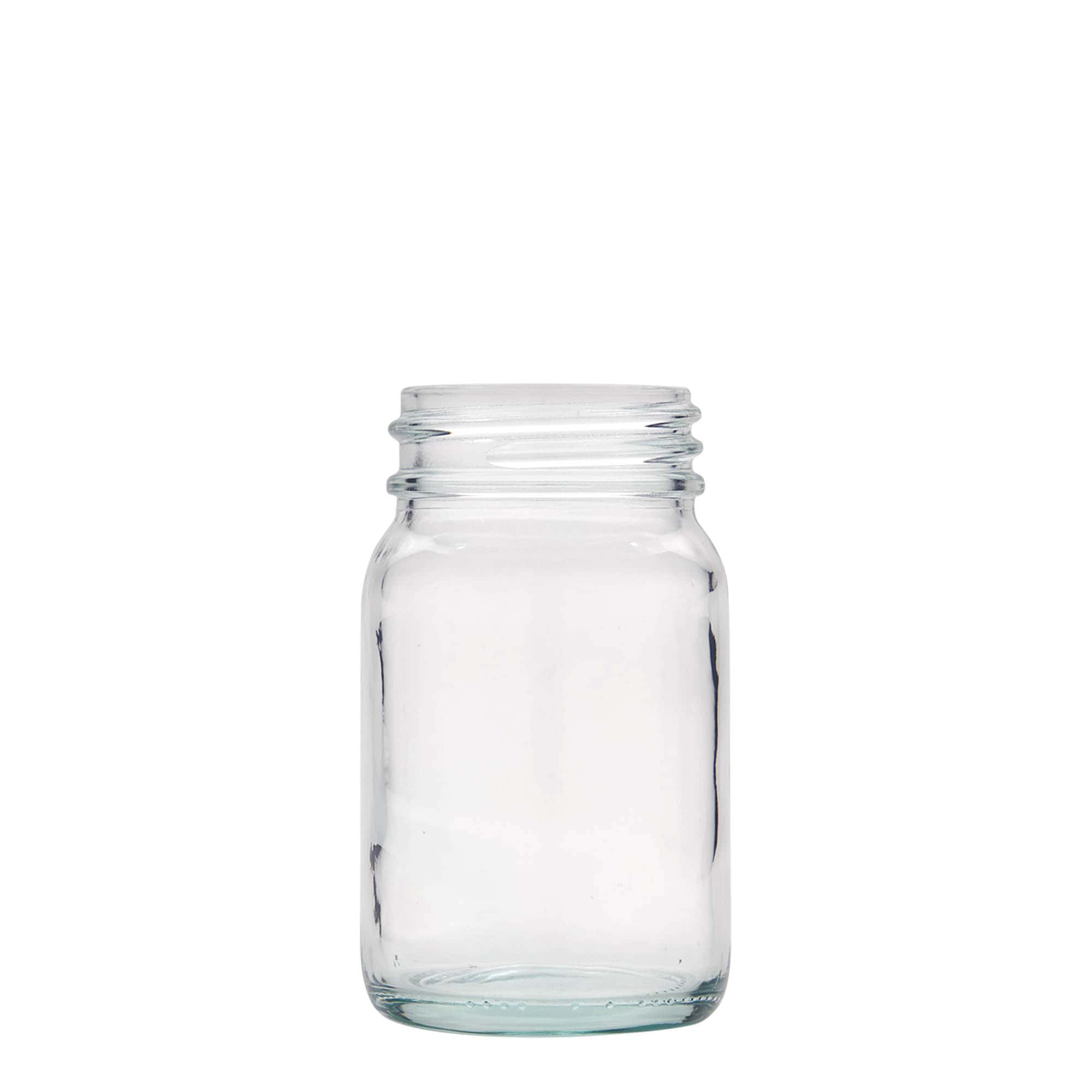 200 ml leveäkaulainen lasi, suuaukko: DIN 55