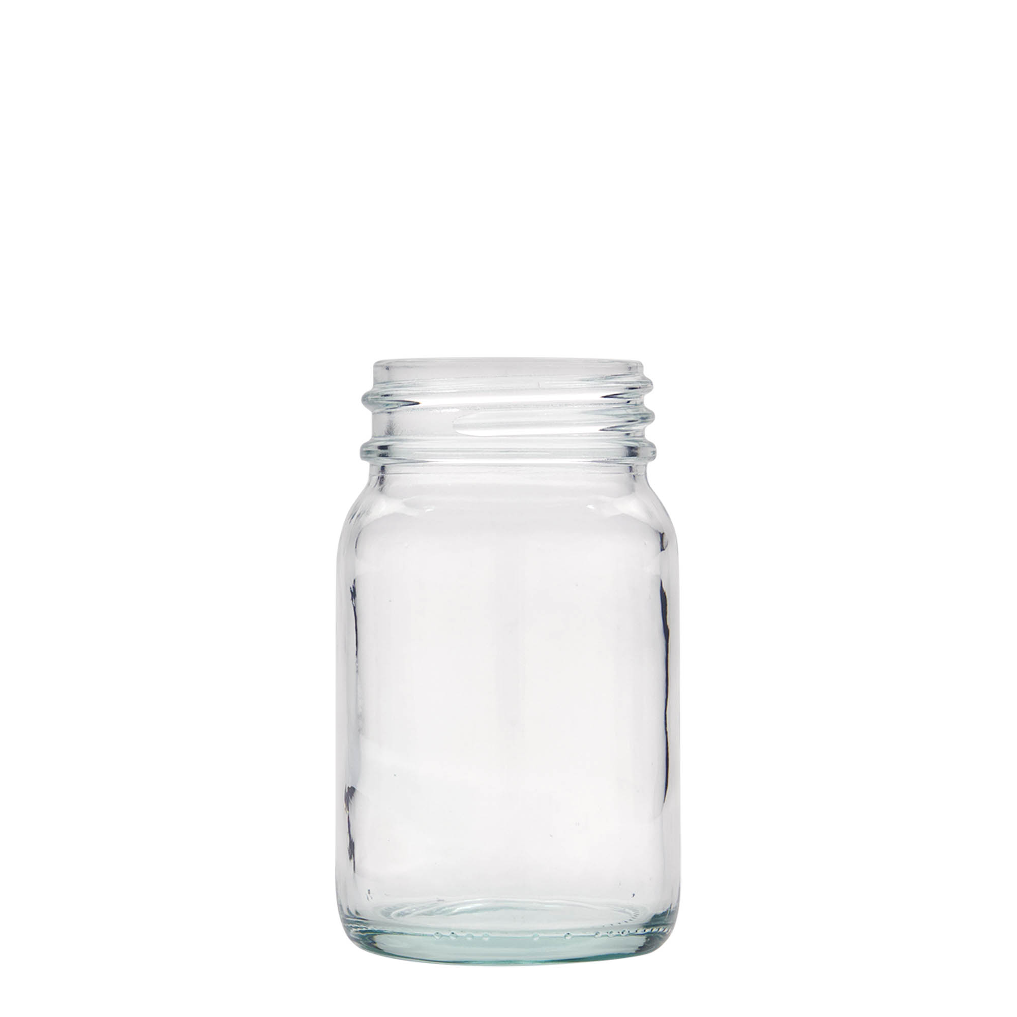200 ml leveäkaulainen lasi, suuaukko: DIN 55