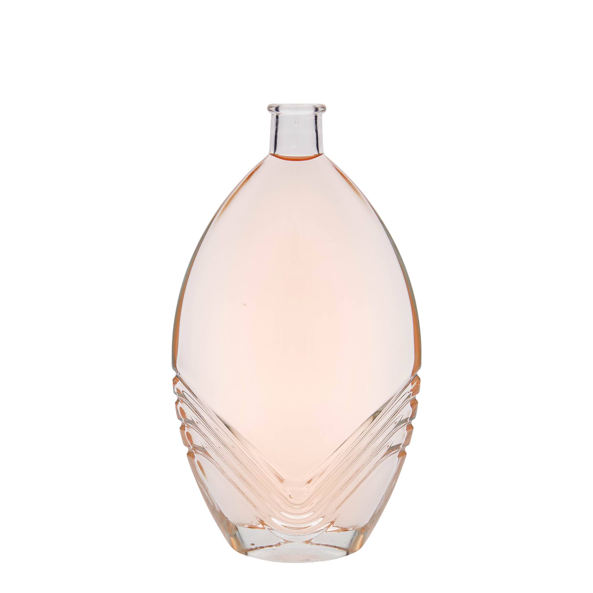 500 ml lasipullo 'Florence', ovaali, suuaukko: korkki