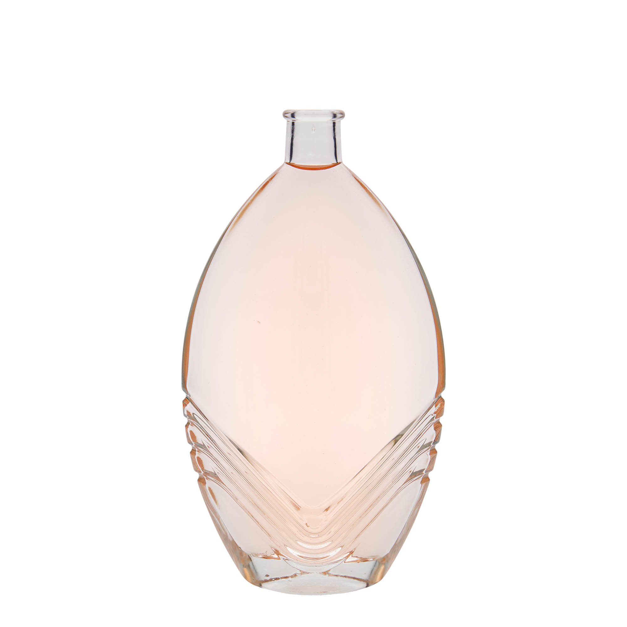 500 ml lasipullo 'Florence', ovaali, suuaukko: korkki 500 ml lasipullo 'Florence', ovaali, suuaukko: korkki