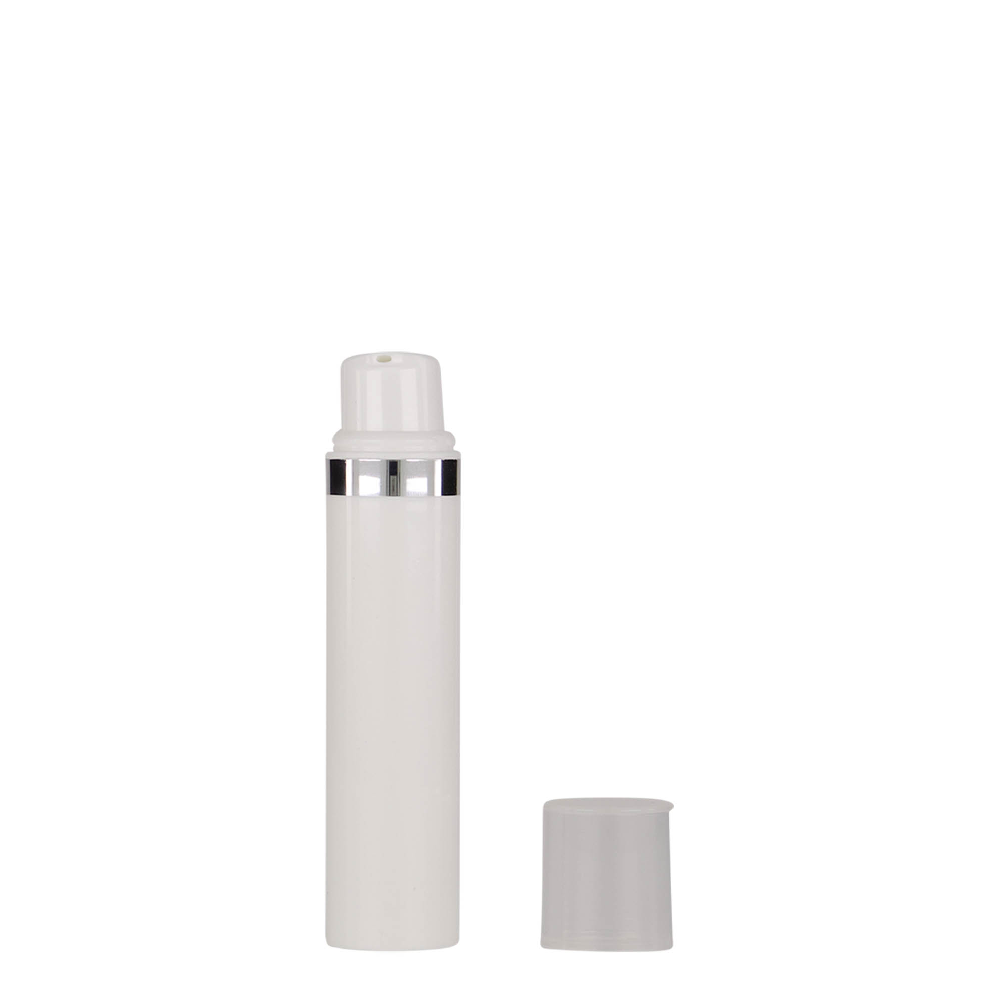 15 ml Airless-annostelija 'Nano', PP-muovi, valkoinen