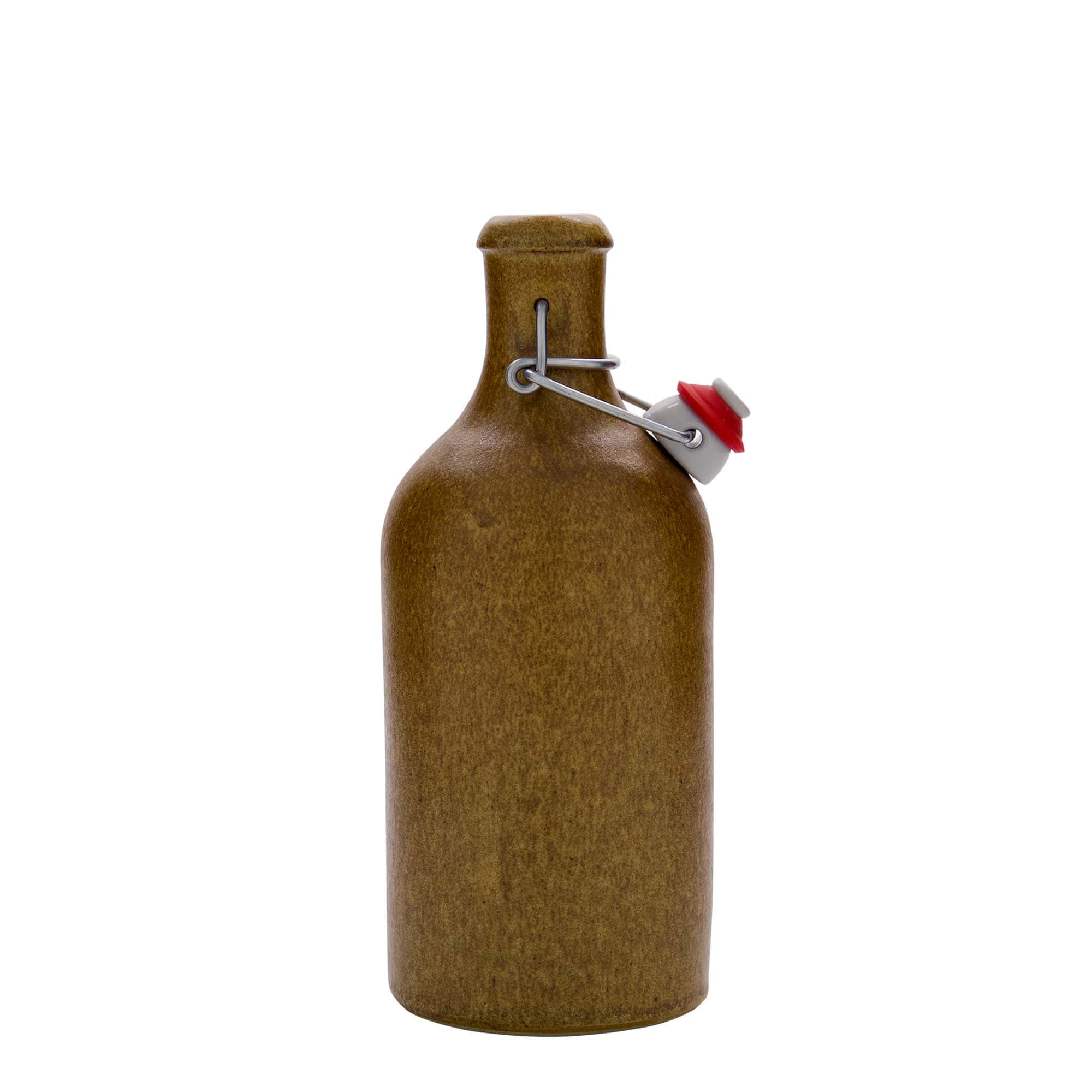 500 ml tonkannu, kivisavi, ruskea-kristalli, suuaukko: lukituskorkki