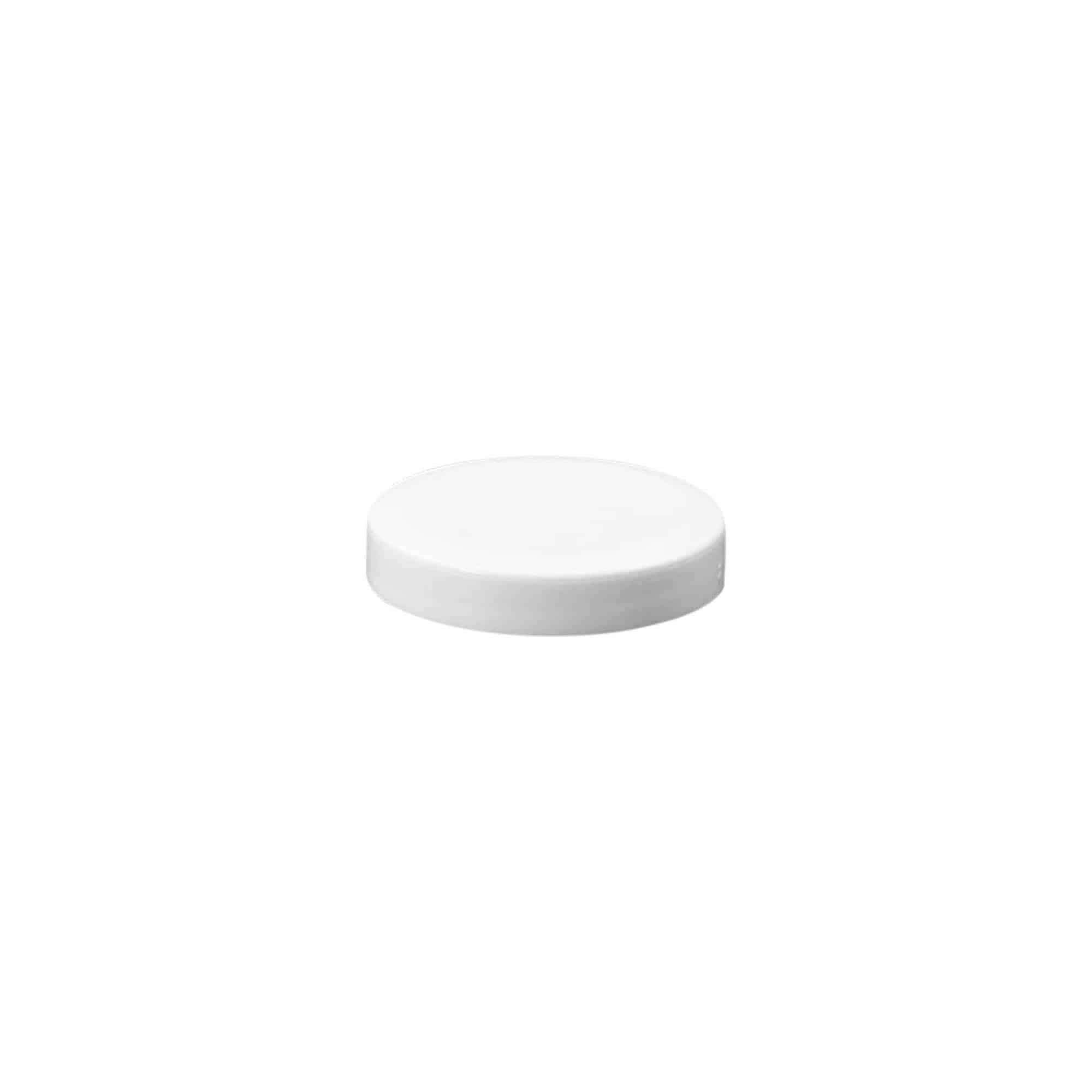 Kierrekorkki 'White Line' 6ml, PP-muovi, valk. Kierrekorkki 'White Line' 6ml, PP-muovi, valk.