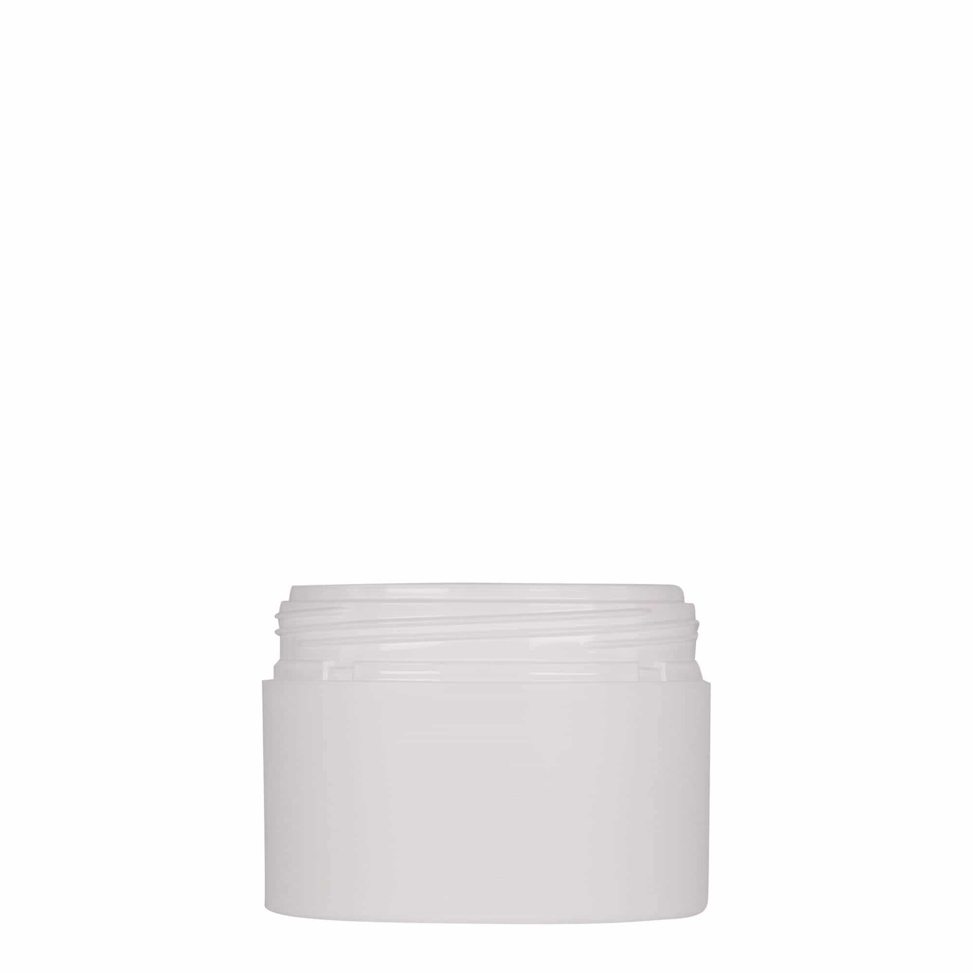 100 ml muovirasia 'Antonella', PP, valk., suu: Kierrekorkki 100 ml muovirasia 'Antonella', PP, valk., suu: Kierrekorkki