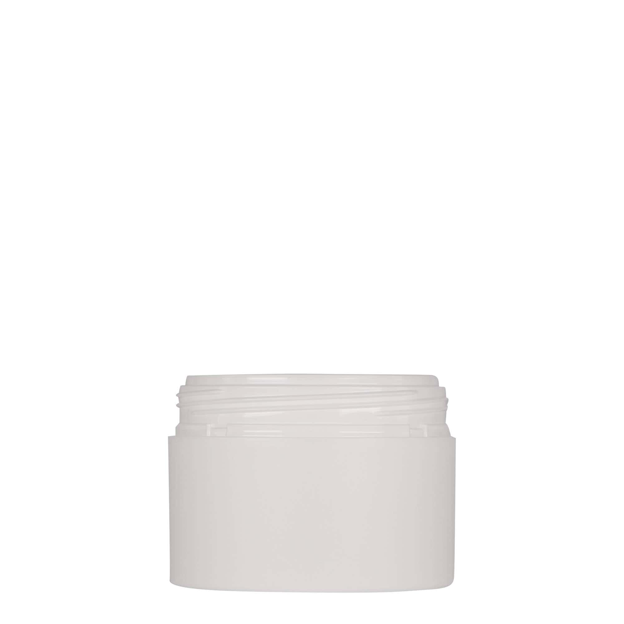100 ml muovipurkki 'Antonella', PP, valkoinen, suuaukko: ruuvikorkki