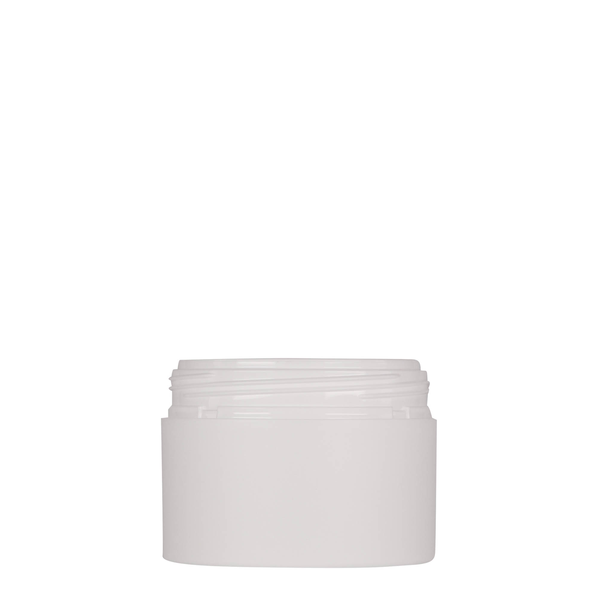 100 ml muovipurkki 'Antonella', PP, valkoinen, suuaukko: ruuvikorkki