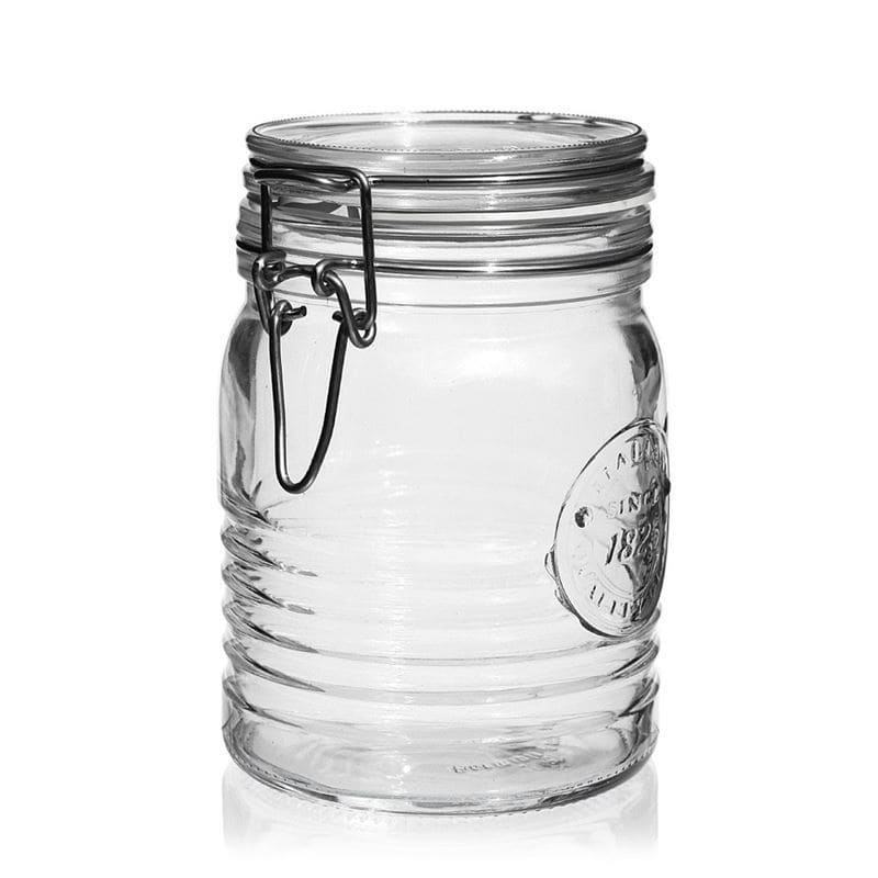 750 ml patenttikorkillinen lasipurkki 'Officina 1825', suu: patenttikorkki 750 ml patenttikorkillinen lasipurkki 'Officina 1825', suu: patenttikorkki
