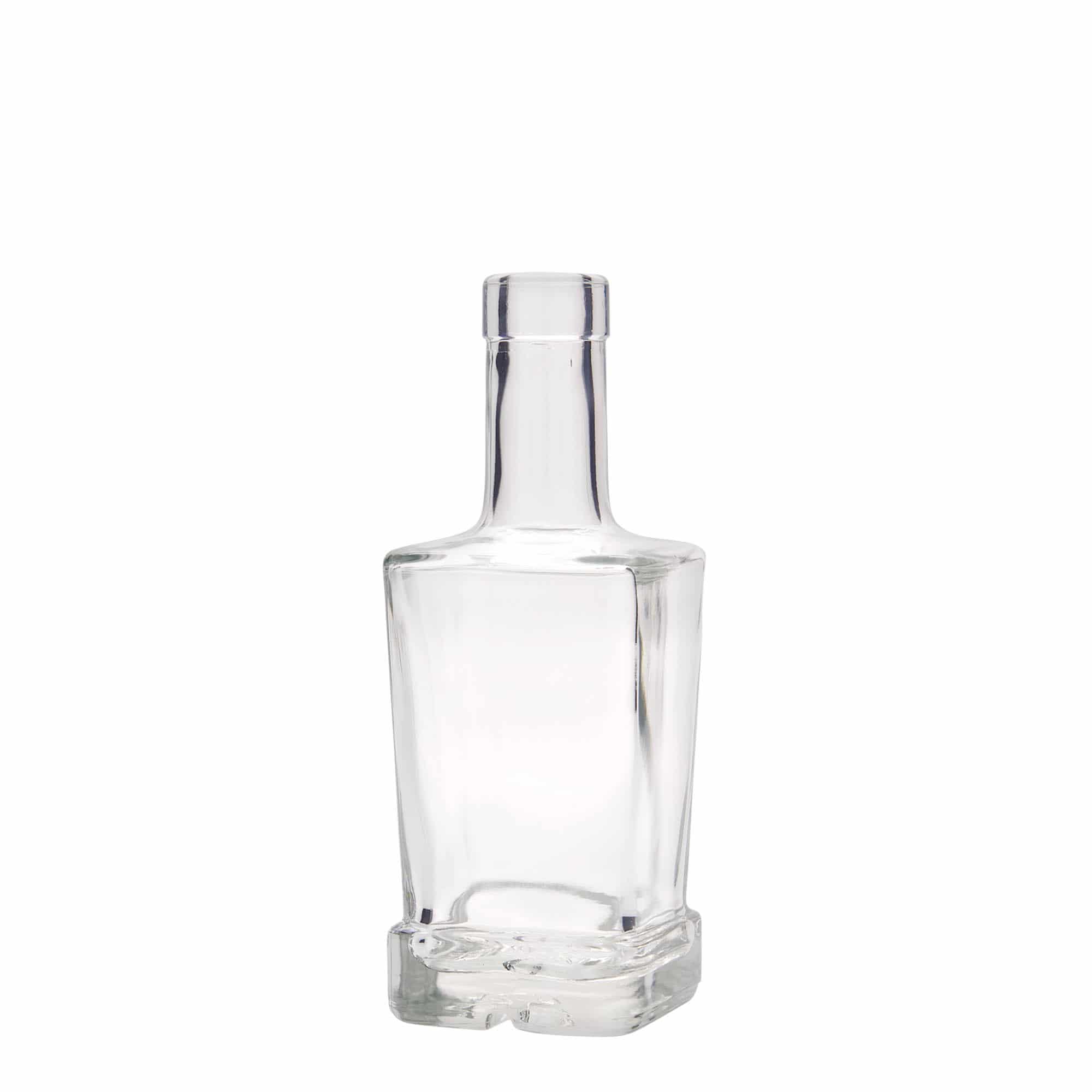 250 ml lasipullo ”Rene”, neliömäinen, suuaukko: korkki