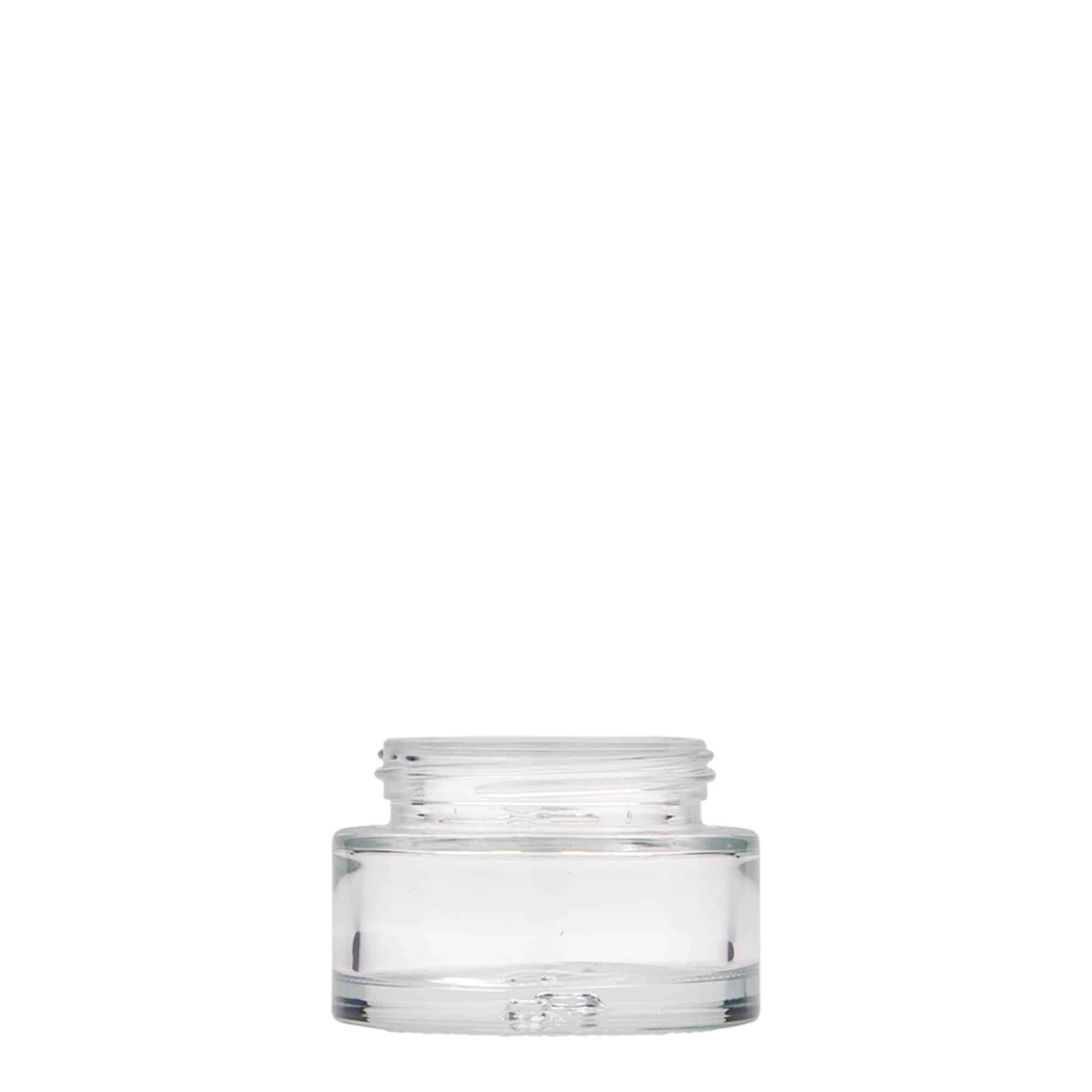 30 ml rasia 'Clear Edition', lasi, suu: Kierrekorkki 30 ml rasia 'Clear Edition', lasi, suu: Kierrekorkki