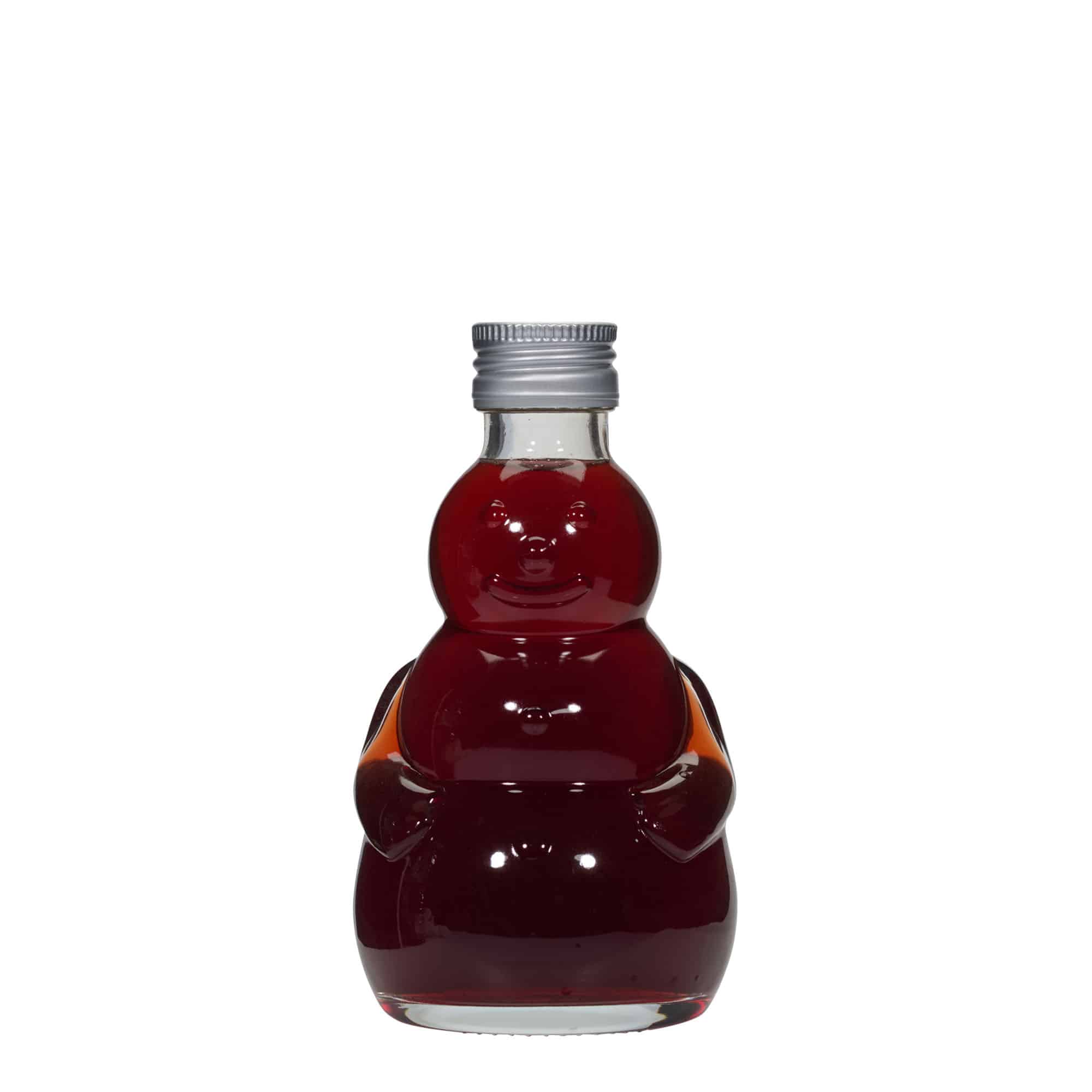 200 ml lasipullo 'Lumimies', suuaukko: PP 28