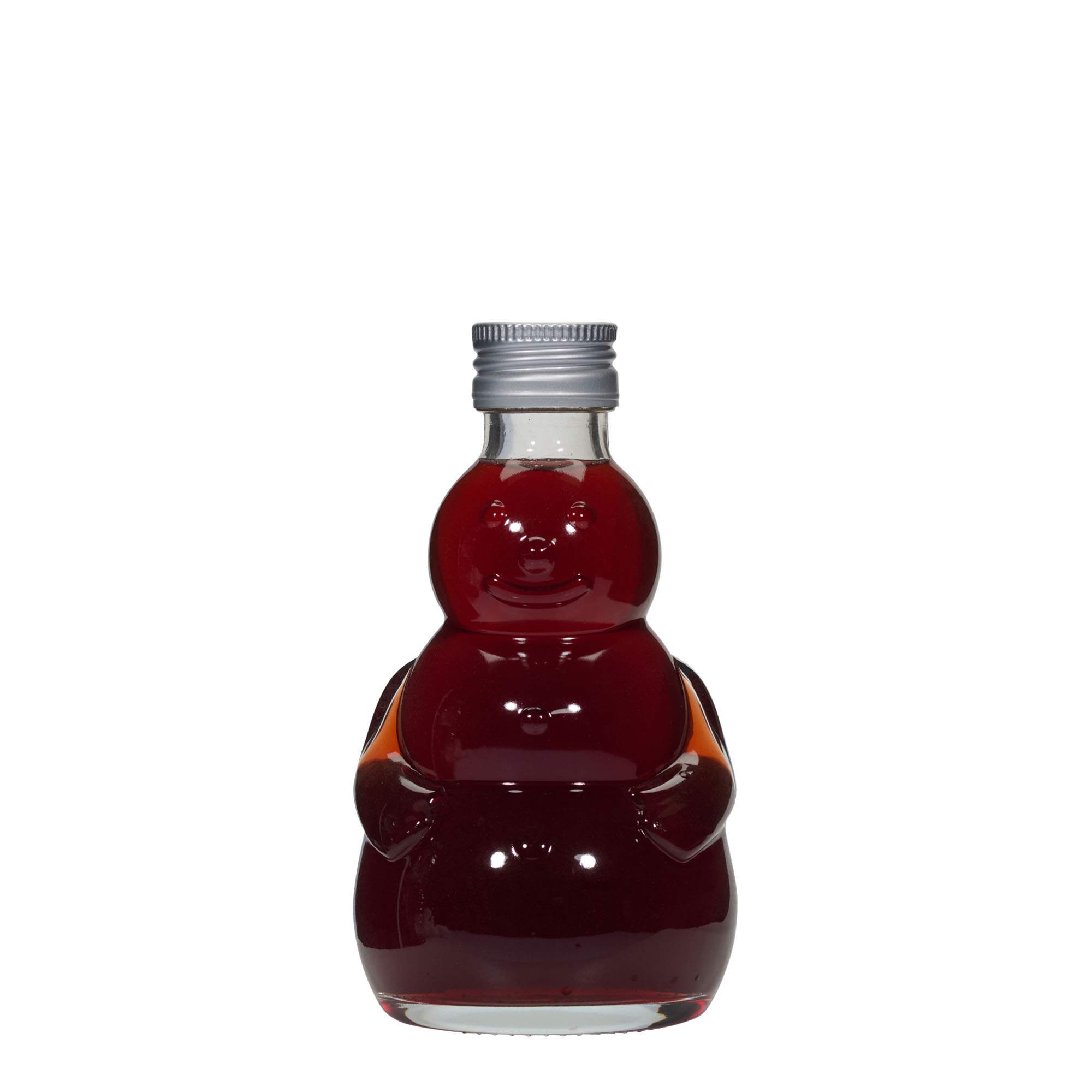 200 ml lasipullo 'Lumimies', suuaukko: PP 28