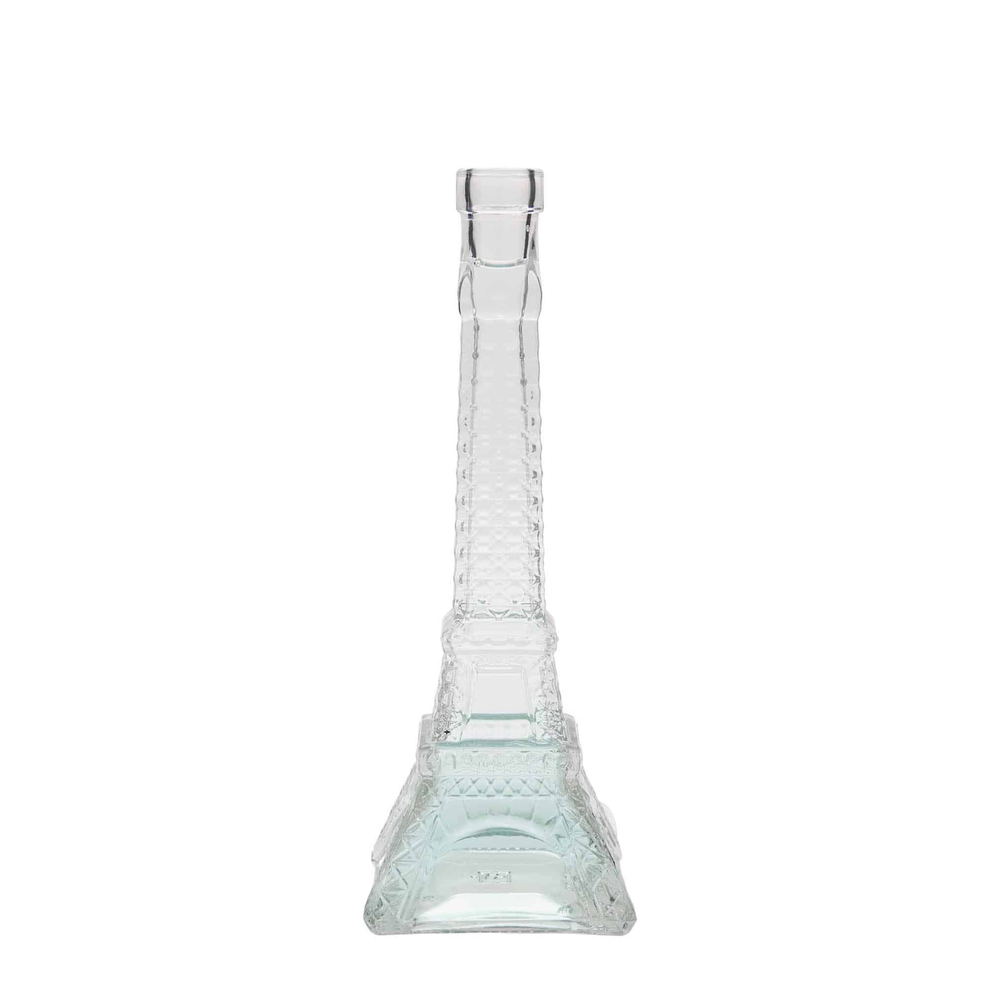 200 ml lasipullo 'Eiffel-torni', suu: korkki