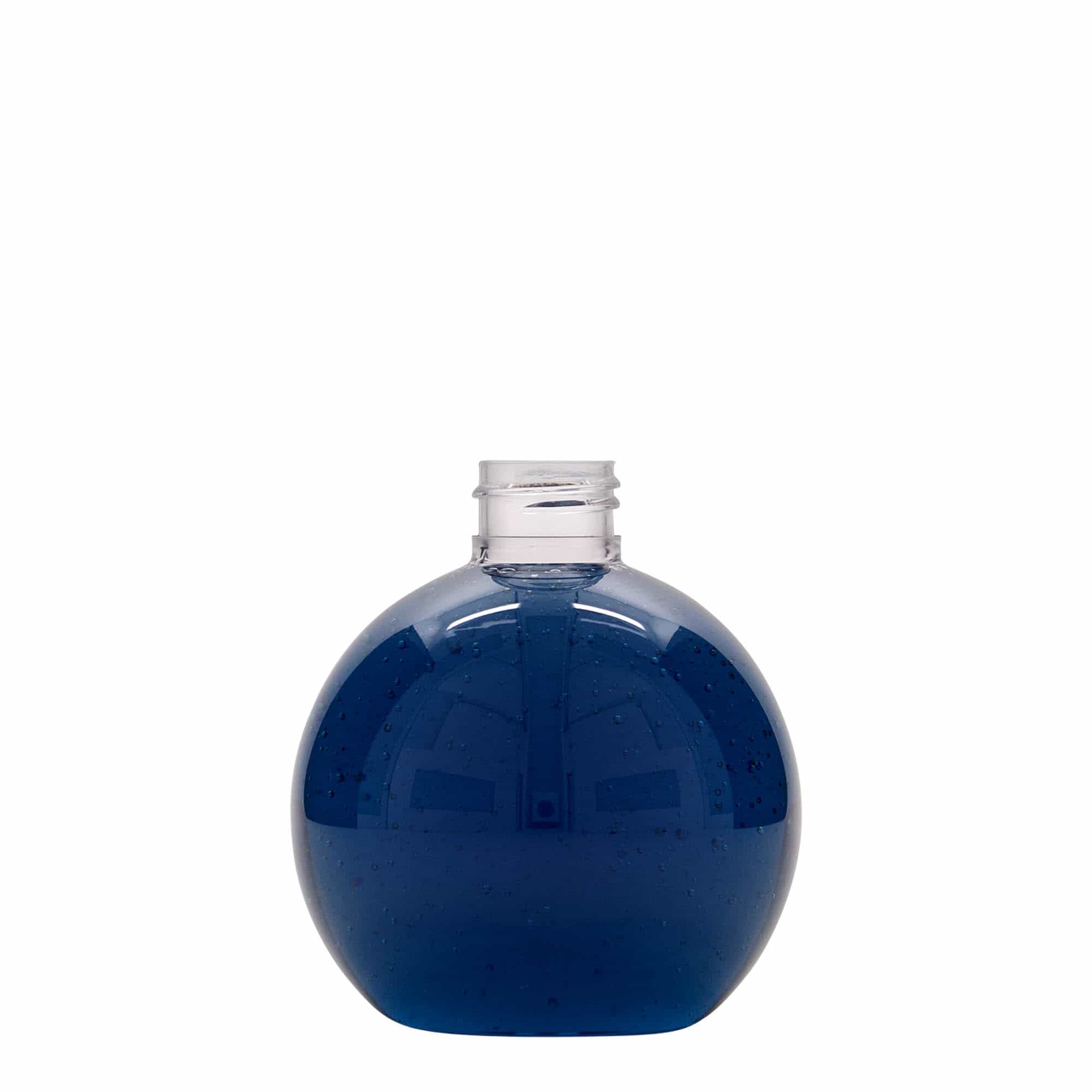 250 ml PET-pullo 'Perry', pyöreä, muovi, suu: GPI 24/410