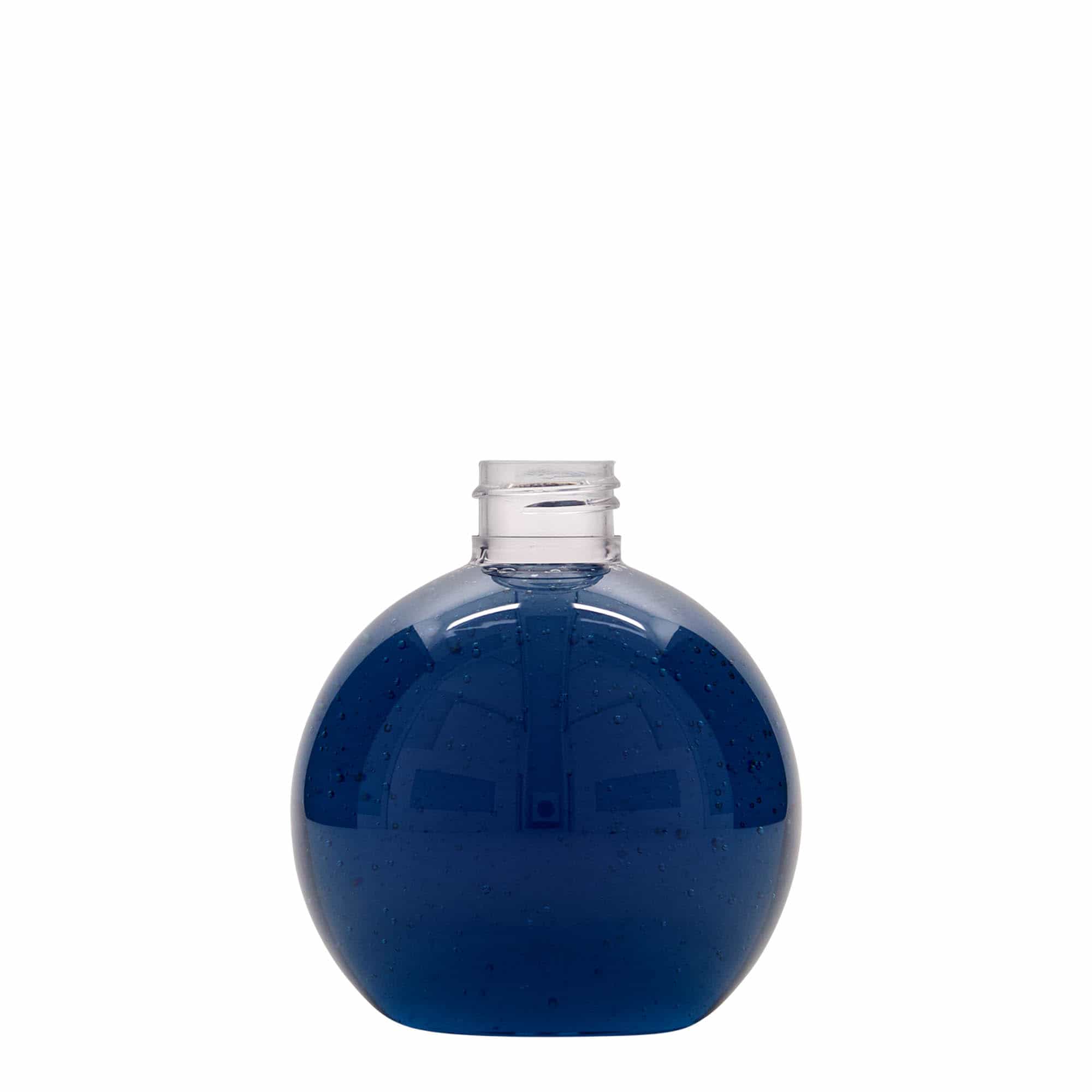 250 ml PET-pullo 'Perry', pyöreä, muovi, suu: GPI 24/410